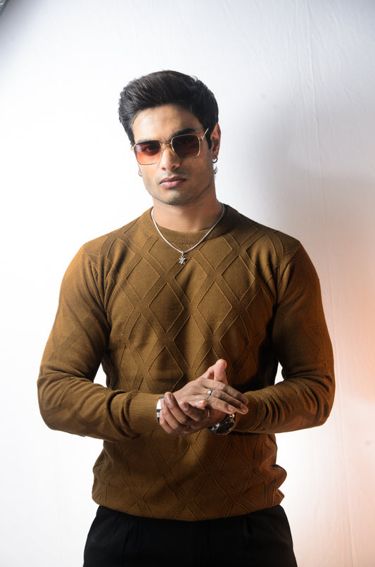 Solace Full Sleeve T-shirt Brown