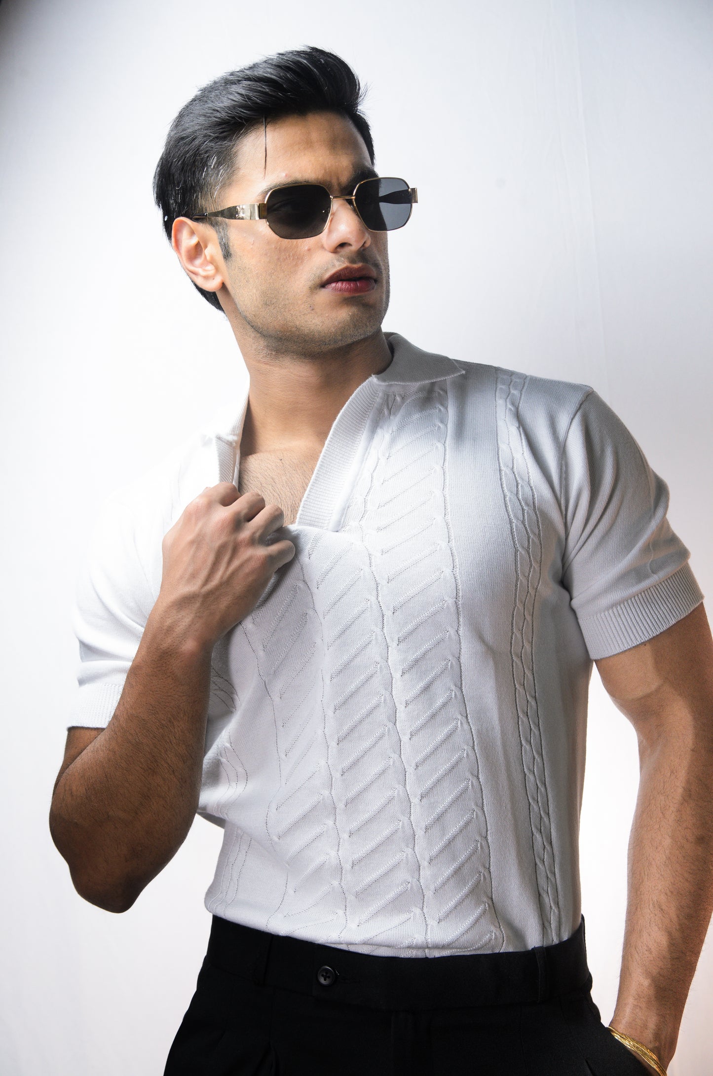 Grand Tour Polo-WHITE