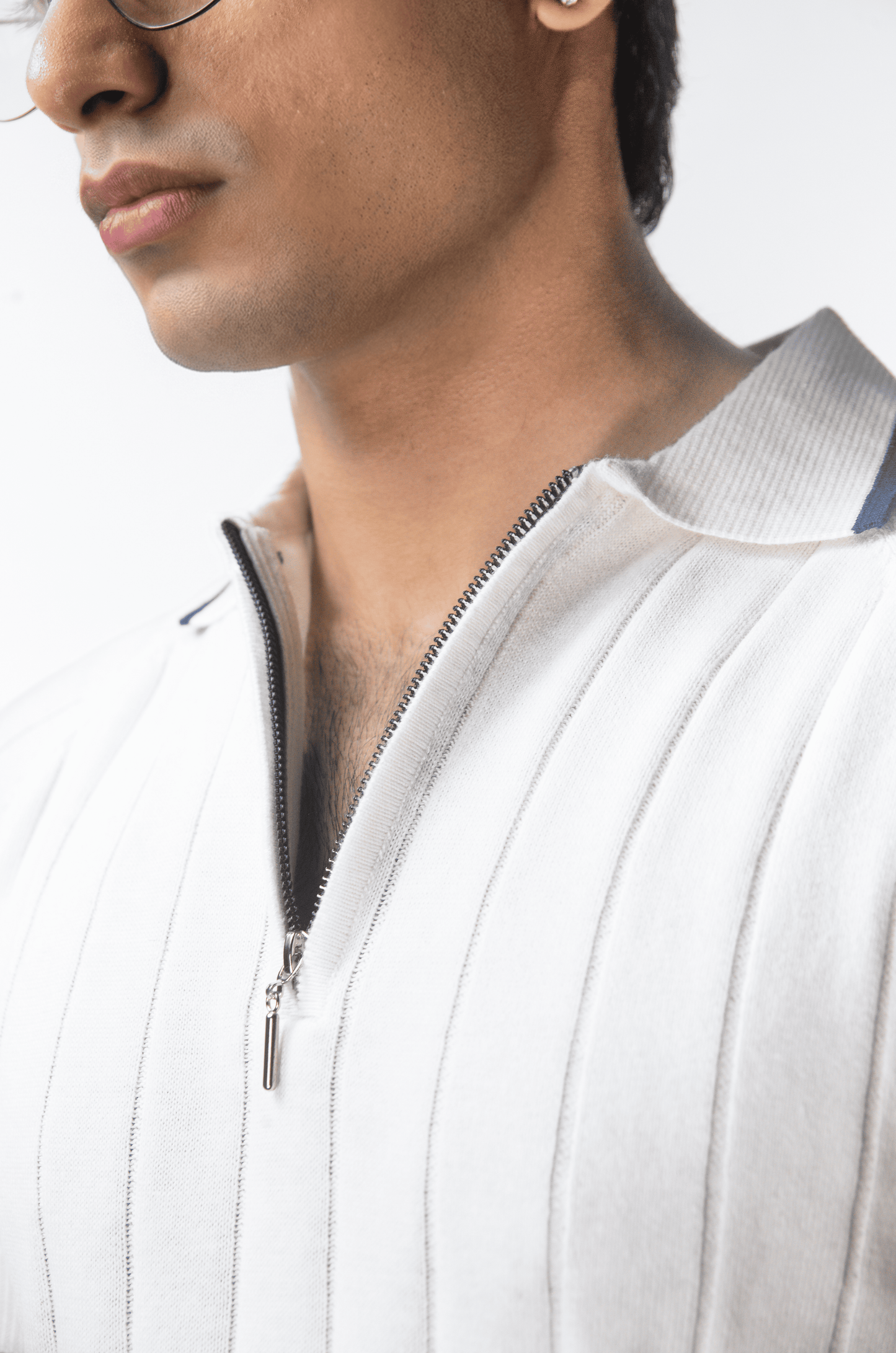Clubline Textured Polo - WHITE