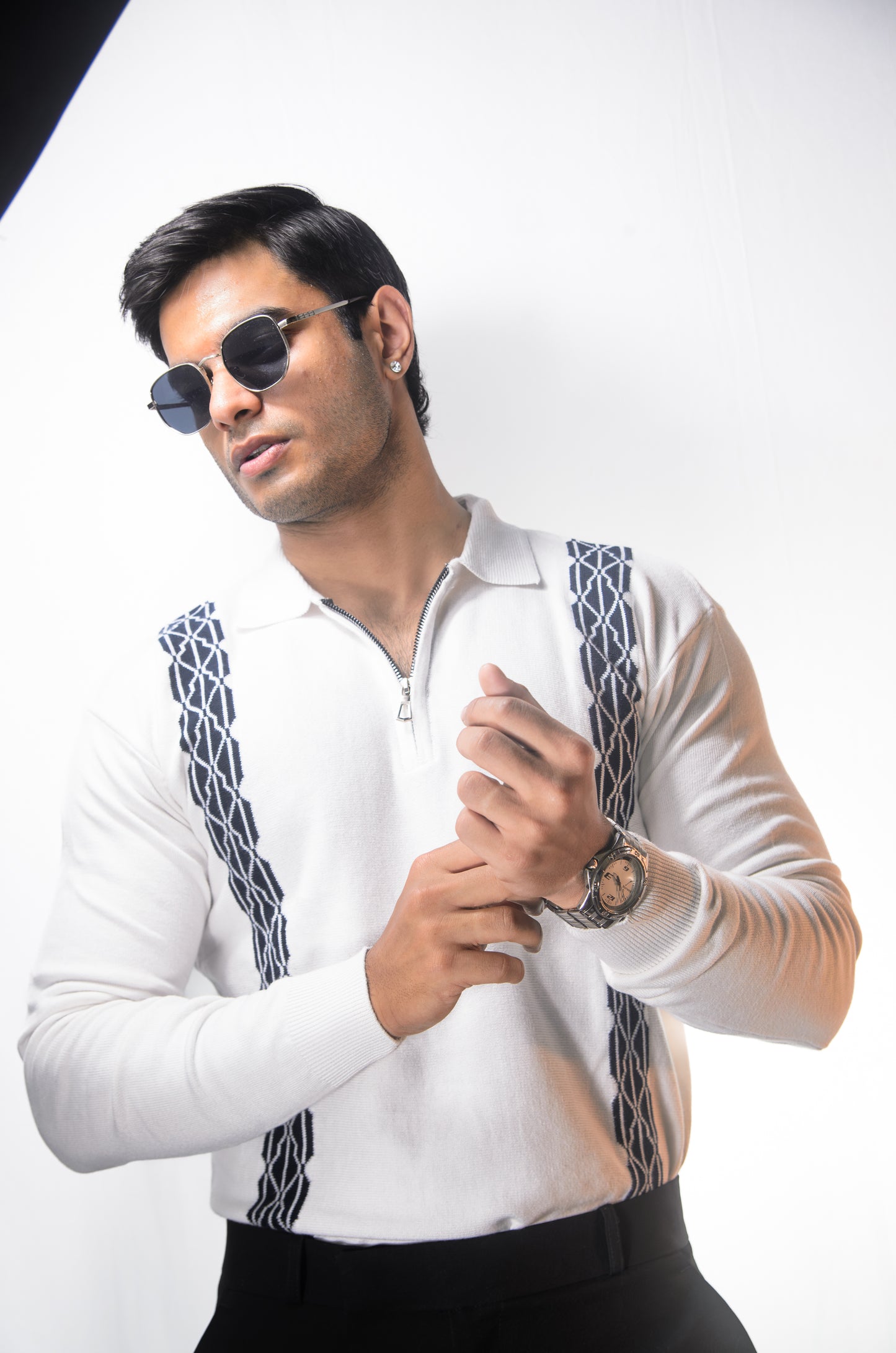 The Corleone Full Sleeve Tshirt - WHITE