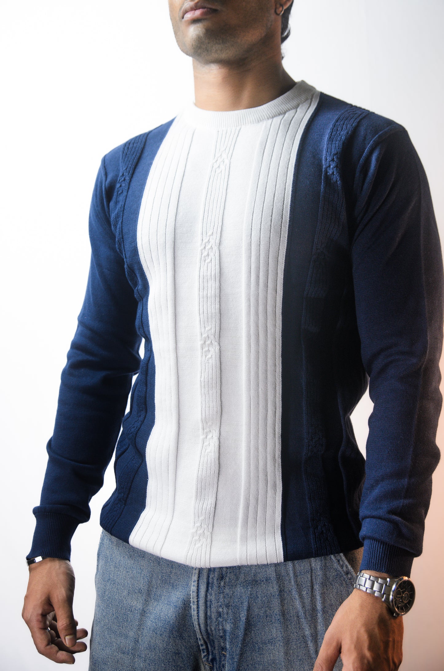 Verona Full Sleeve T-shirt Navy Blue