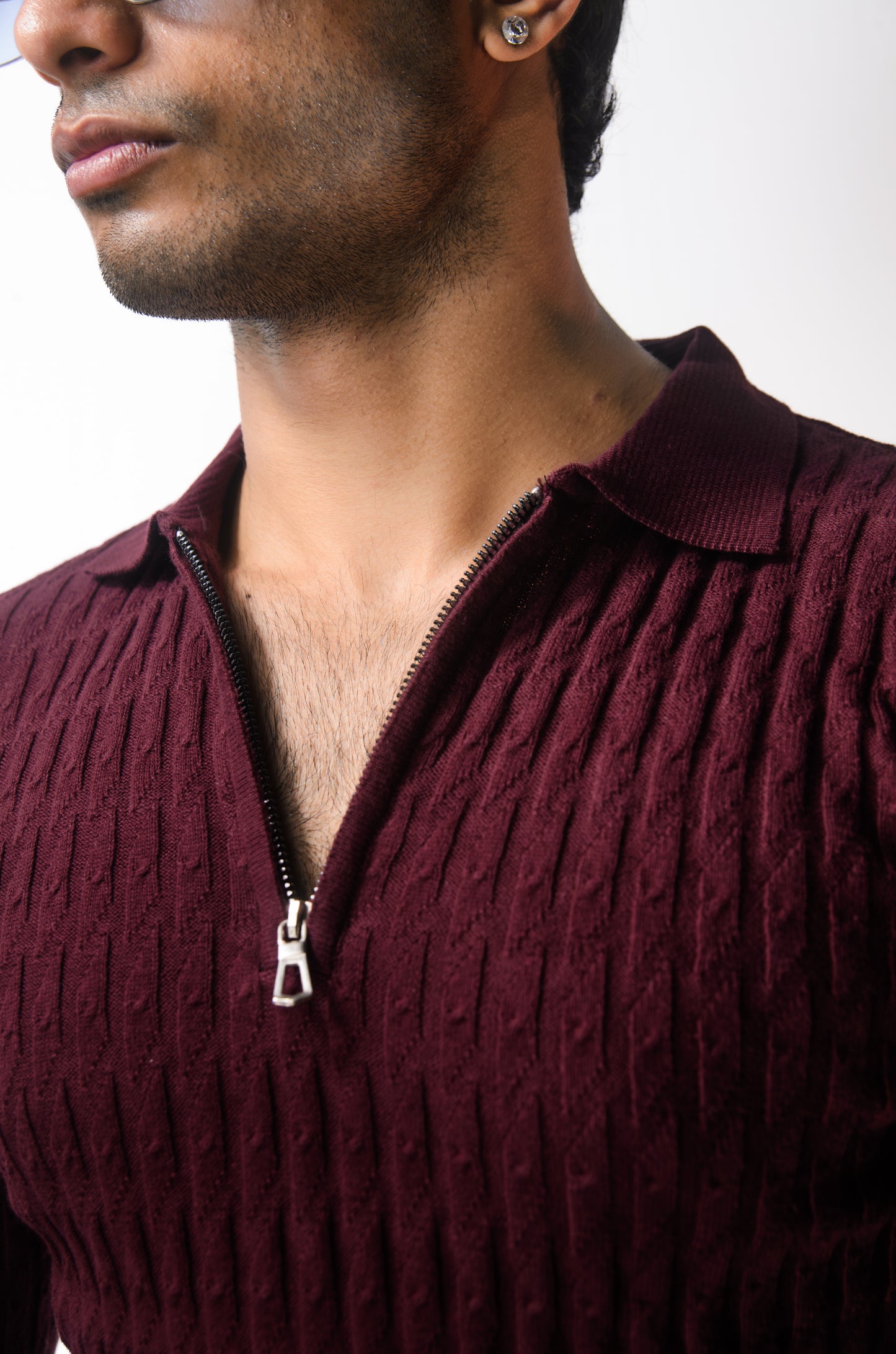 The Milanese Full Sleeve T-shirt-WINE