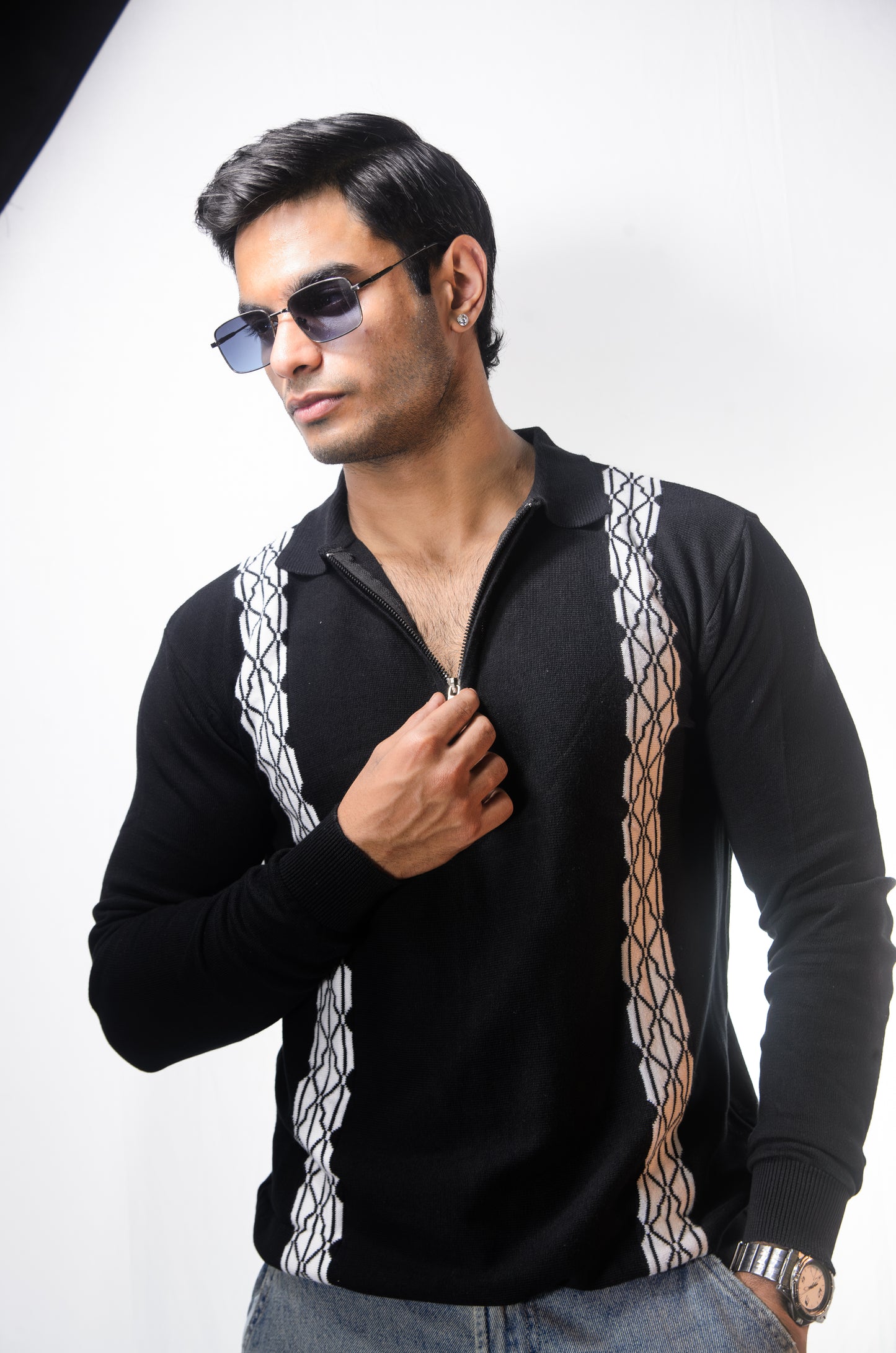 The Corleone Full Sleeve Tshirt - BLACK