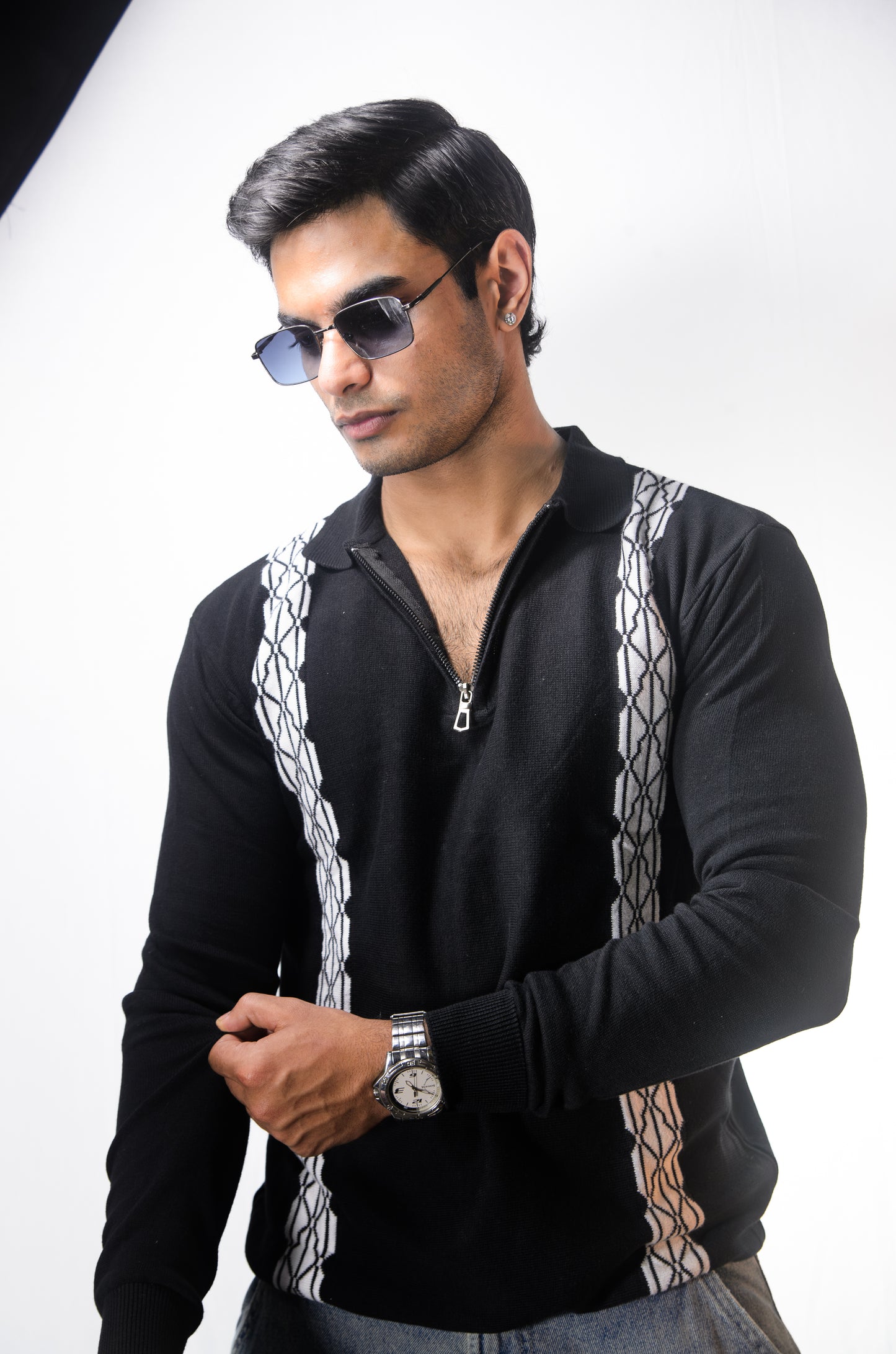 The Corleone Full Sleeve Tshirt - BLACK