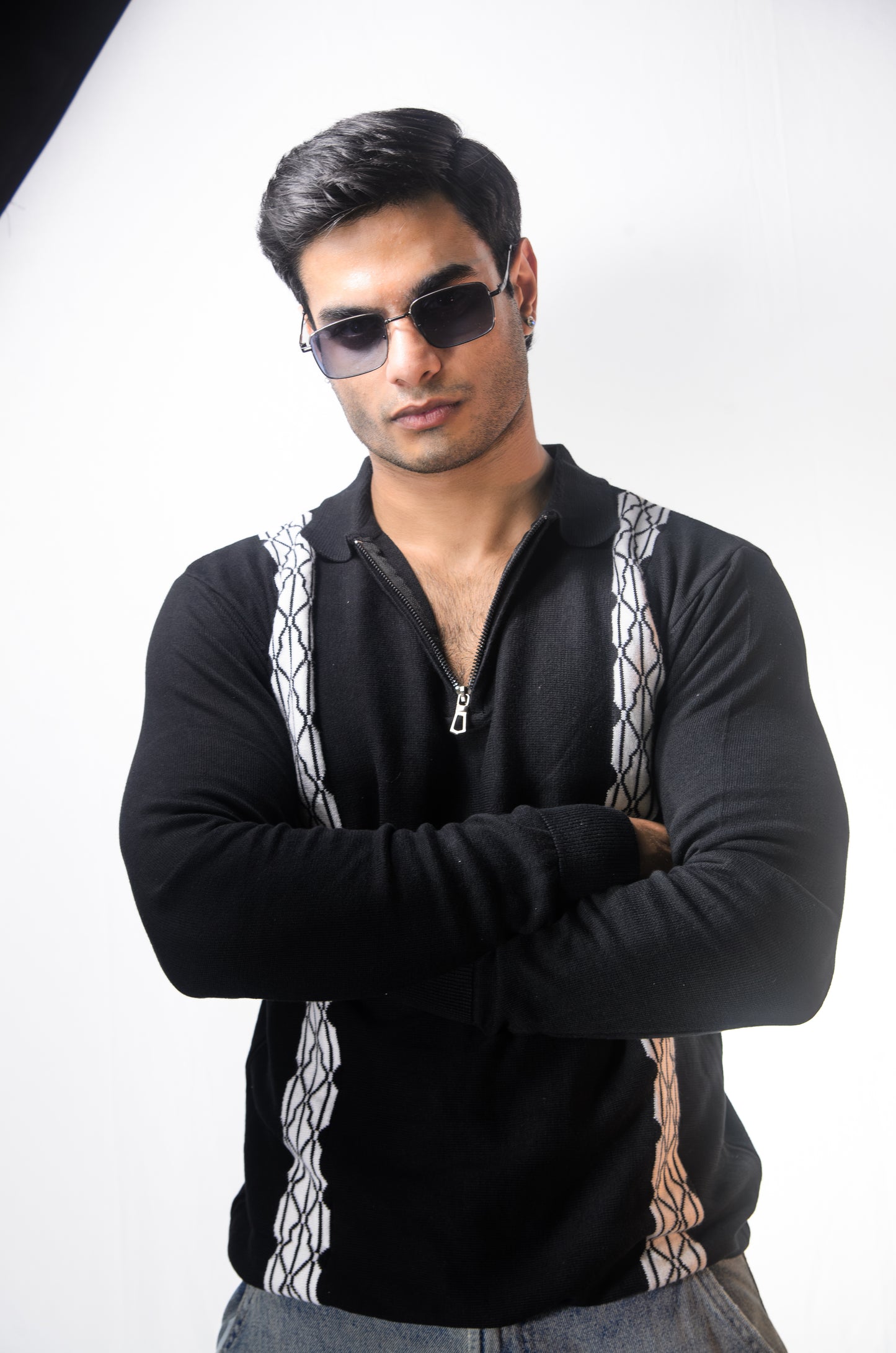 The Corleone Full Sleeve Tshirt - BLACK