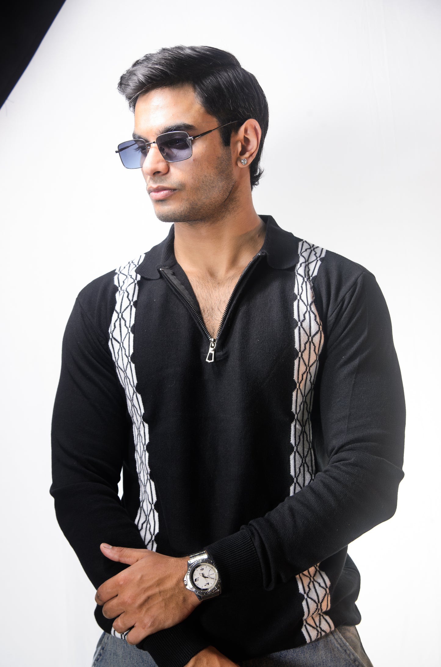 The Corleone Full Sleeve Tshirt - BLACK