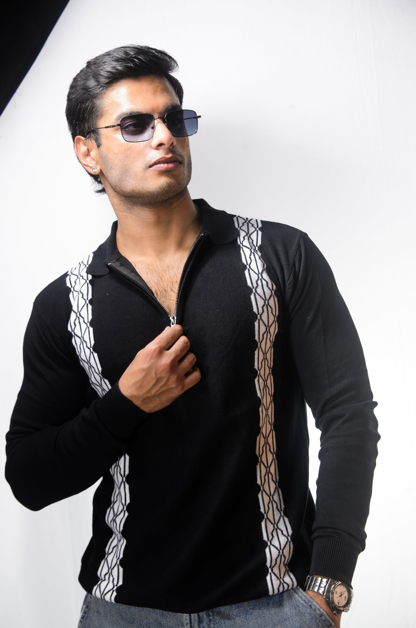 The Corleone Full Sleeve Tshirt - BLACK