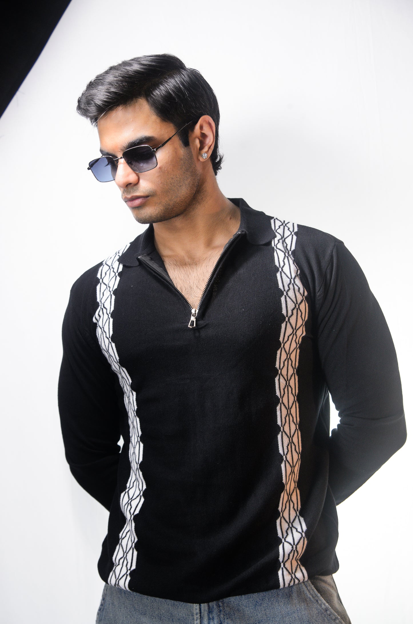 The Corleone Full Sleeve Tshirt - BLACK