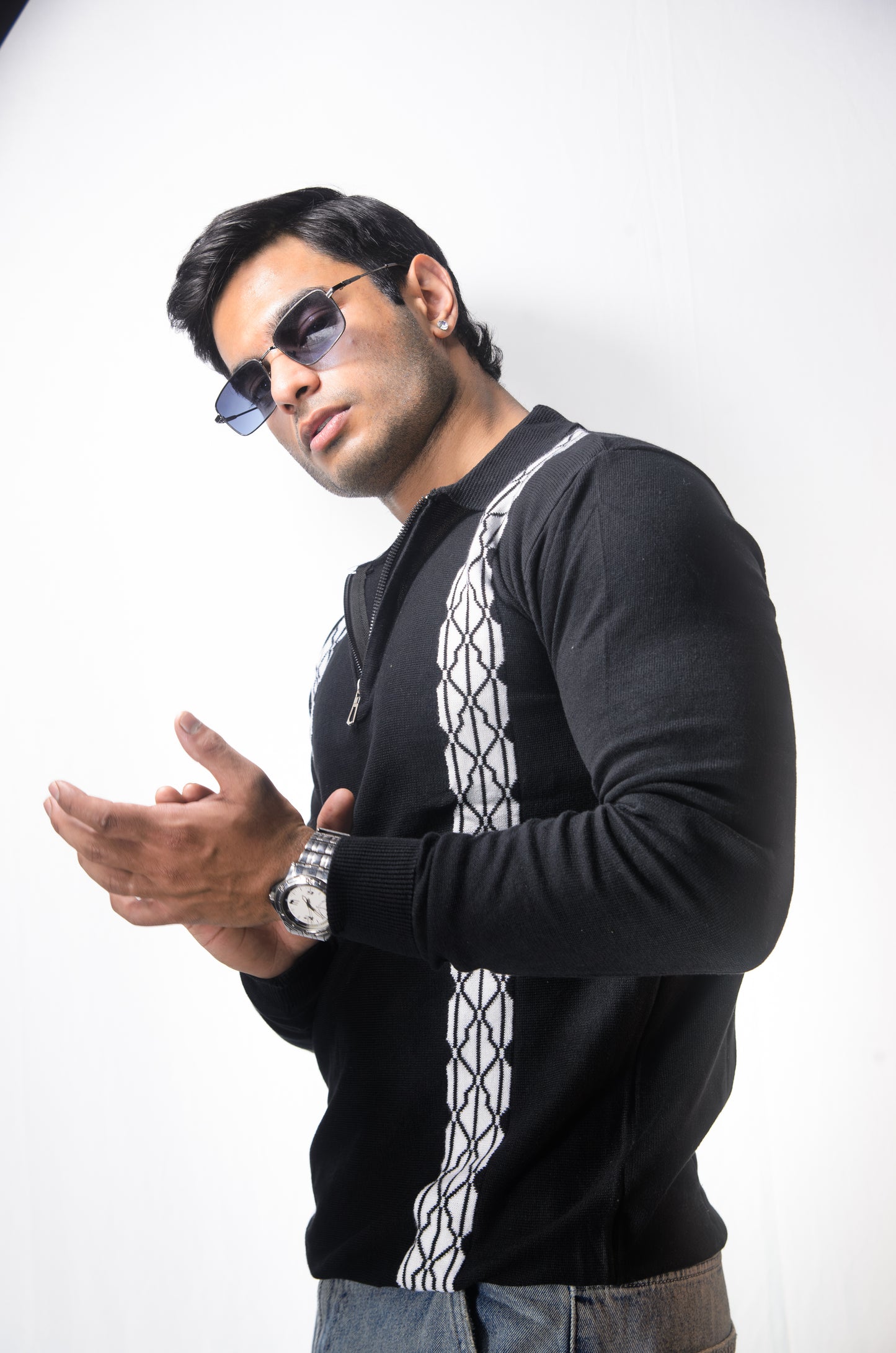 The Corleone Full Sleeve Tshirt - BLACK