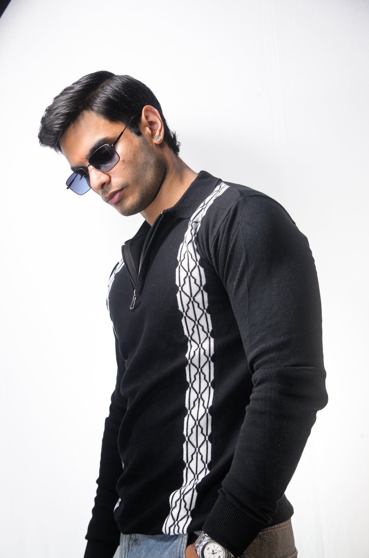 The Corleone Full Sleeve Tshirt - BLACK