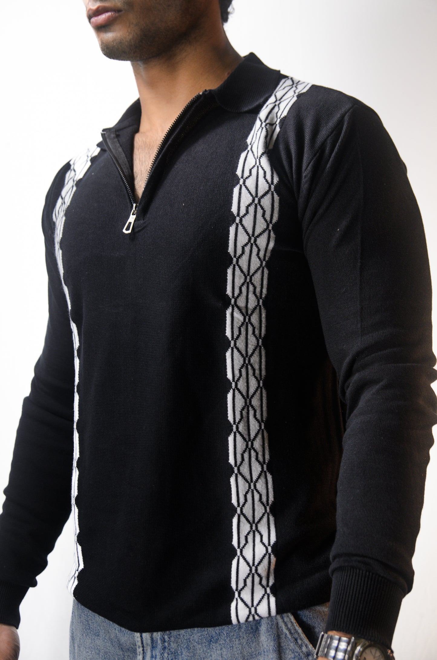The Corleone Full Sleeve Tshirt - BLACK
