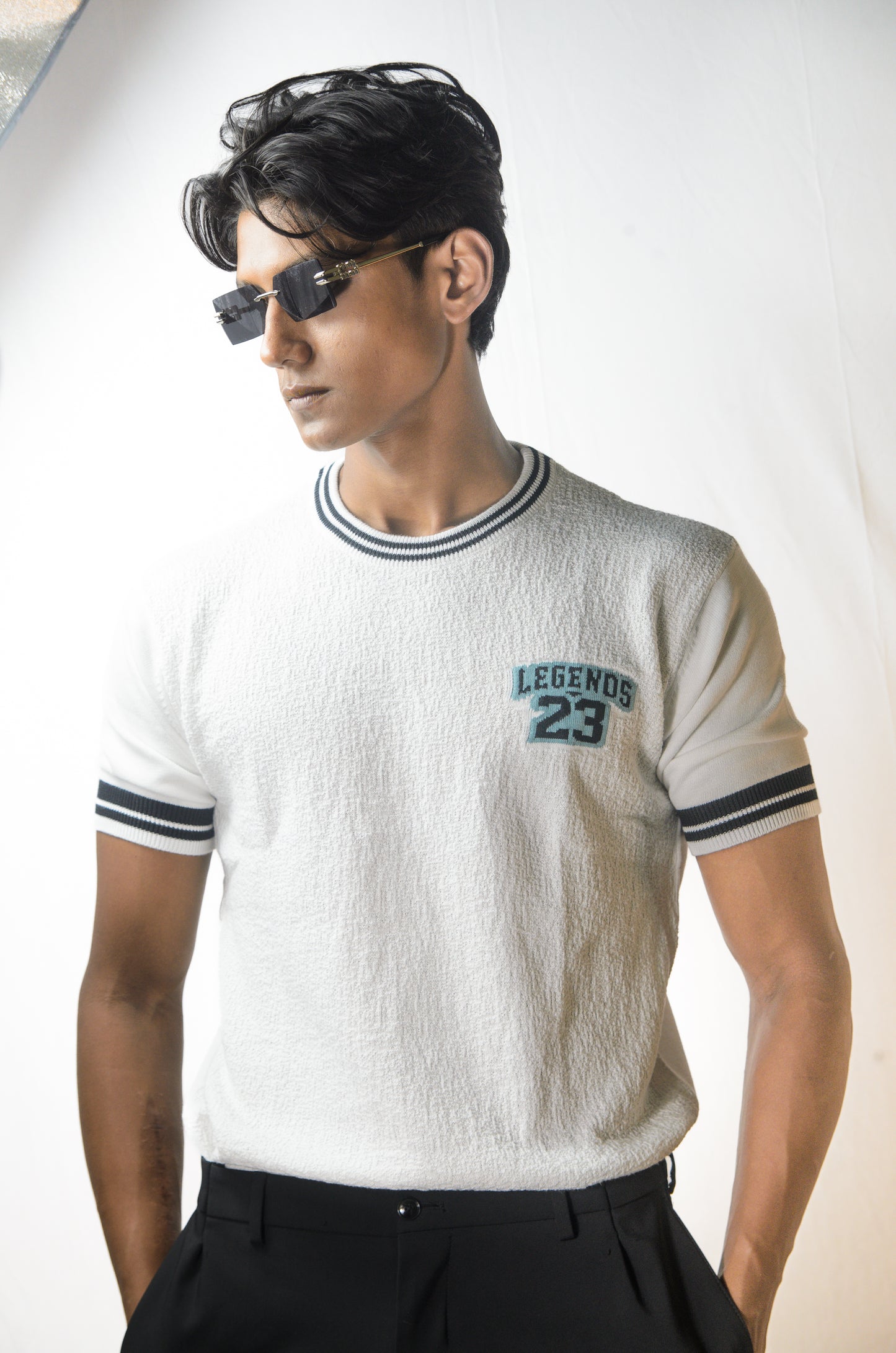 Towel Knit Legend T-Shirt - WHITE
