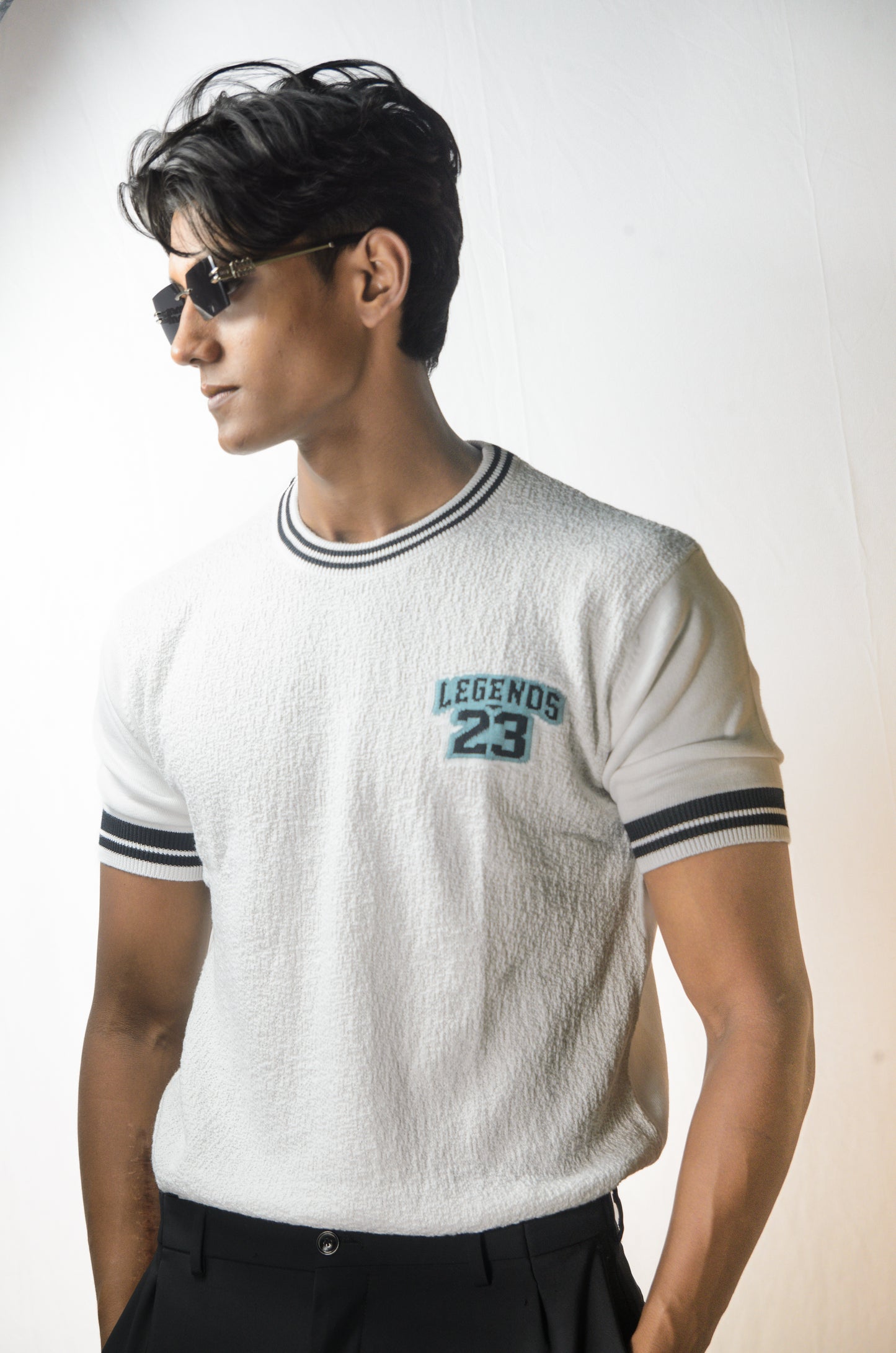 Towel Knit Legend T-Shirt - WHITE