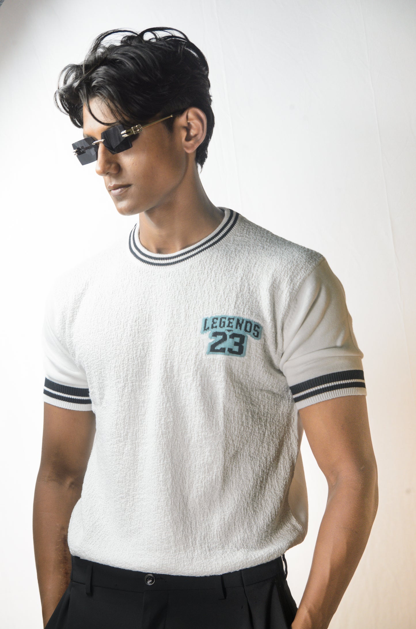 Towel Knit Legend T-Shirt - WHITE