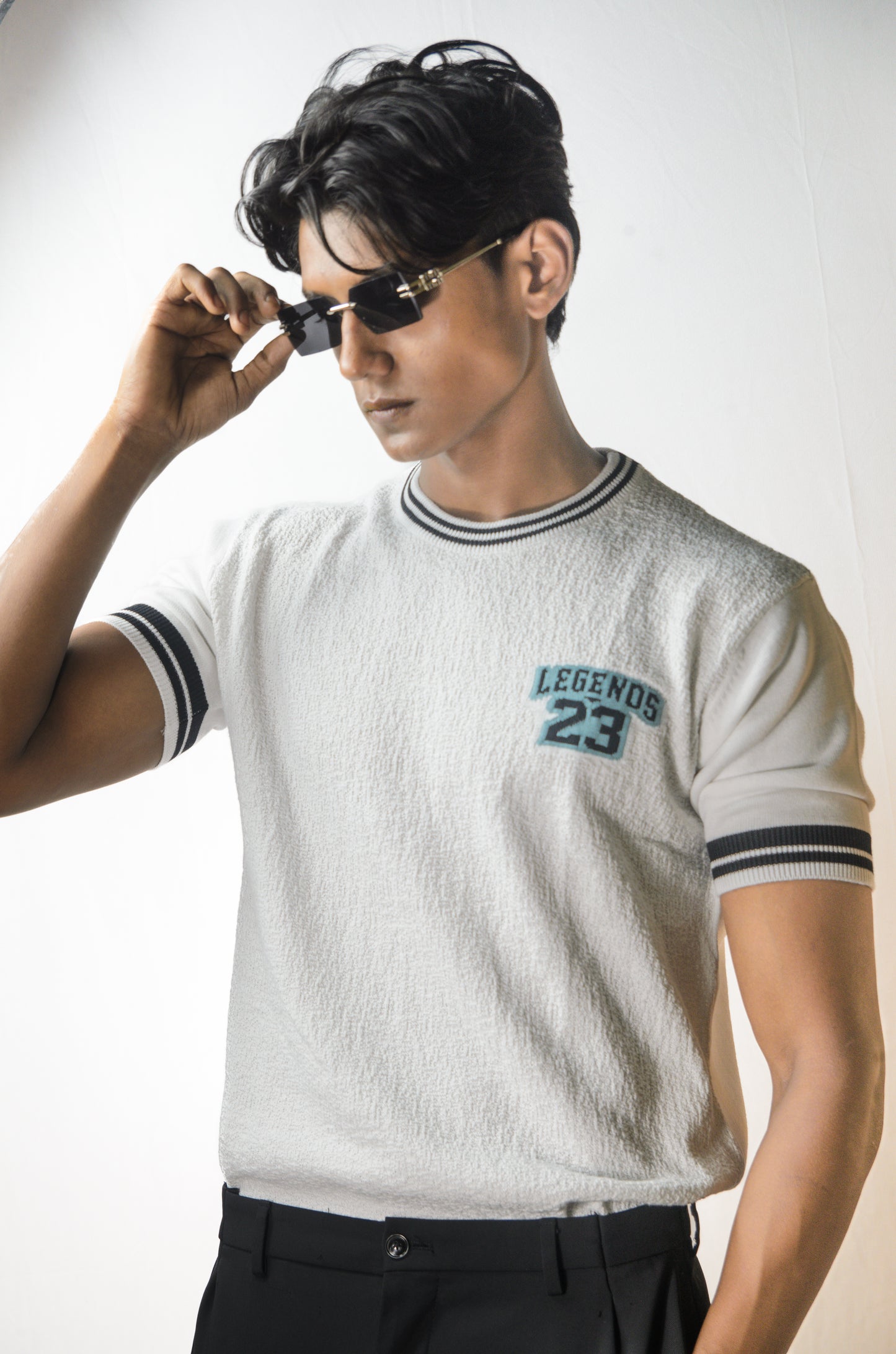 Towel Knit Legend T-Shirt - WHITE