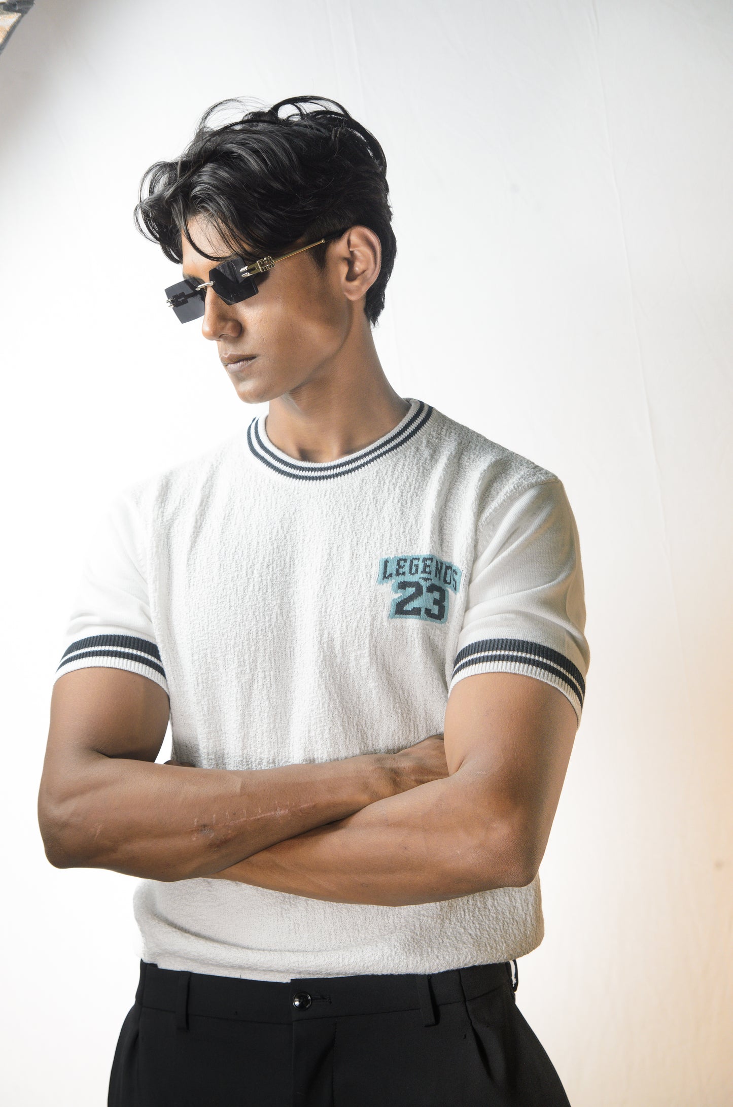 Towel Knit Legend T-Shirt - WHITE