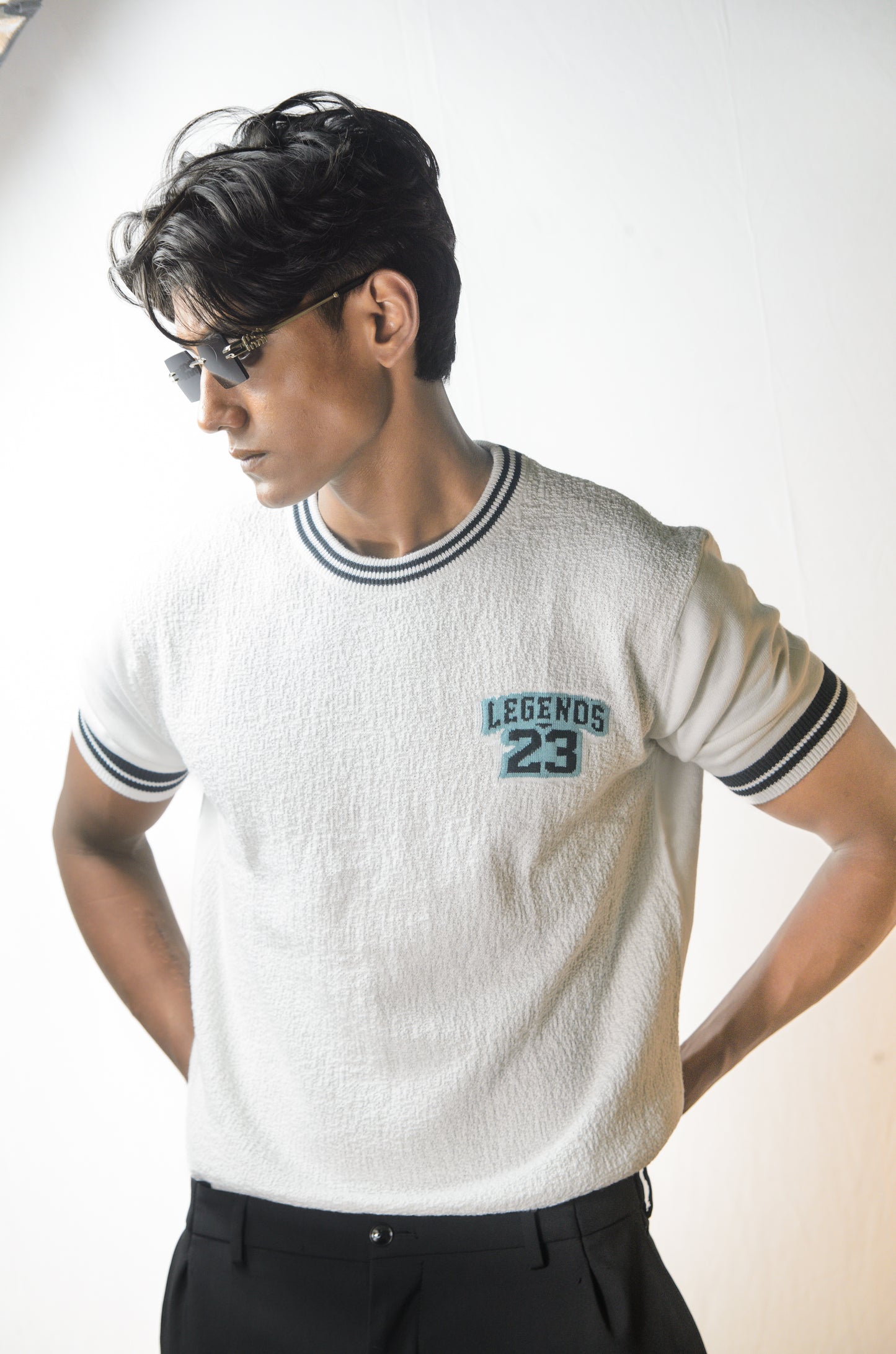 Towel Knit Legend T-Shirt - WHITE