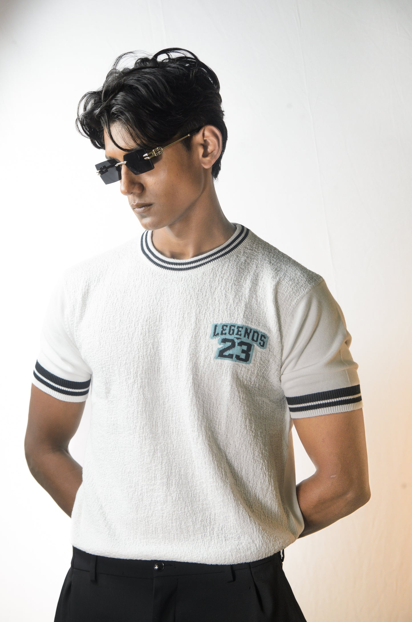 Towel Knit Legend T-Shirt - WHITE