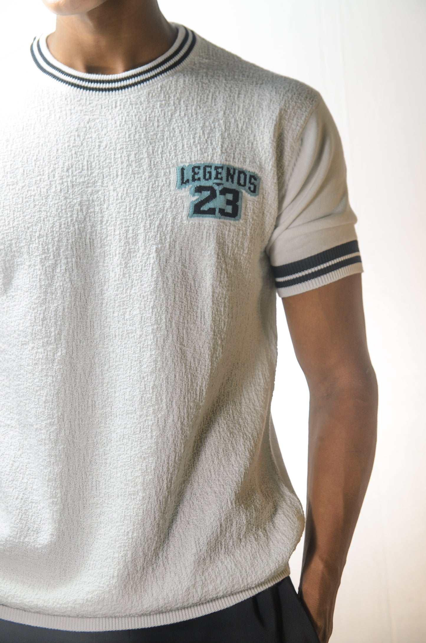 Towel Knit Legend T-Shirt - WHITE