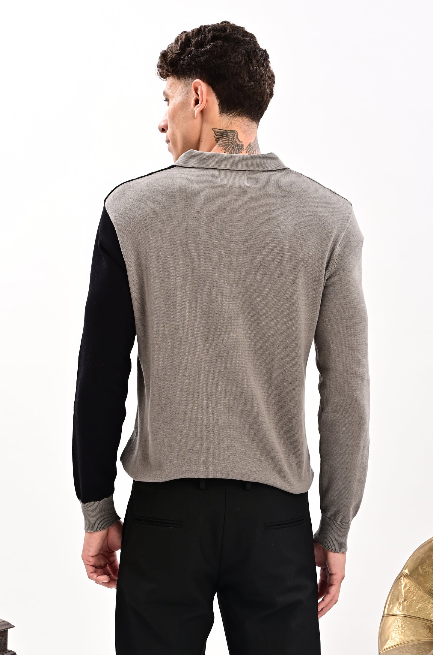 Estate Long Sleeve T-Shirt-BLACK