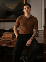 Club Heritage Polo - BROWN