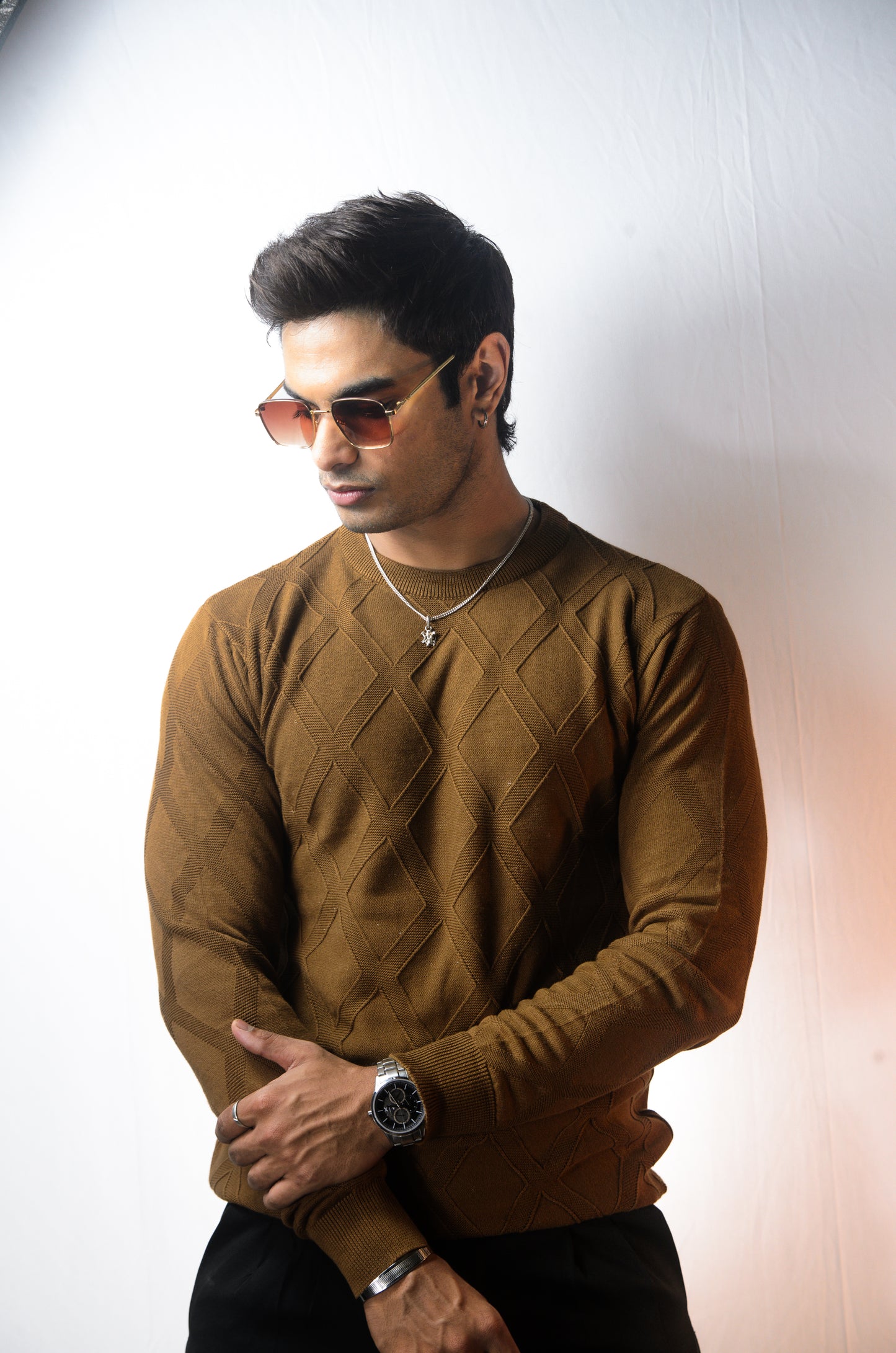 Solace Full Sleeve T-shirt Brown