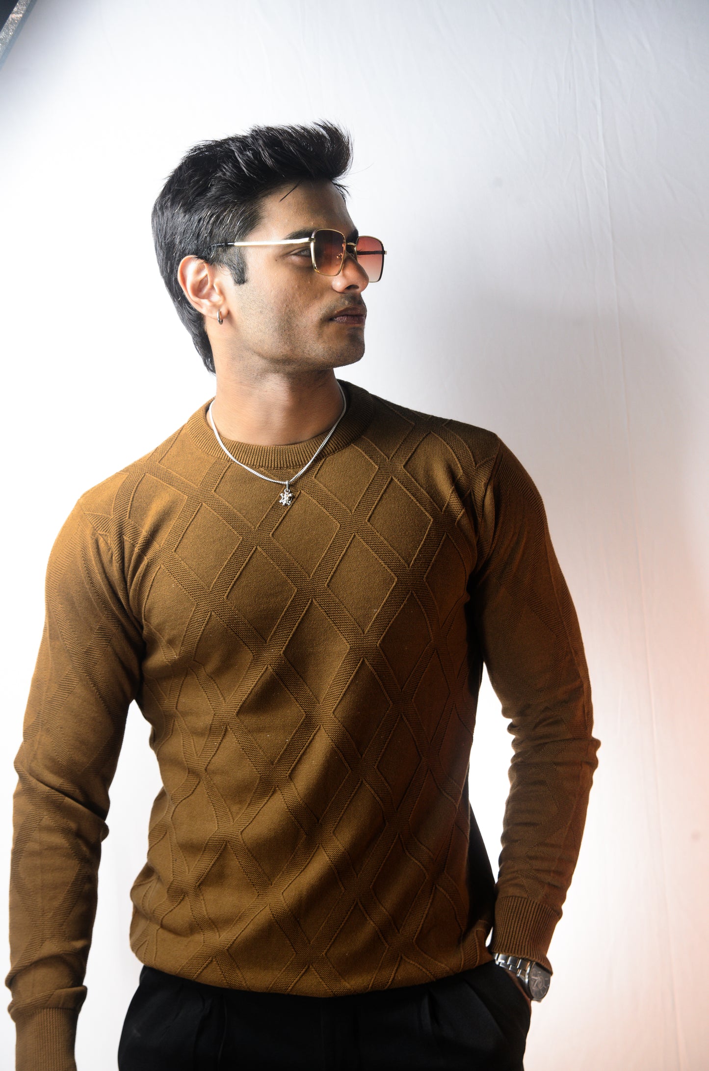 Solace Full Sleeve T-shirt Brown