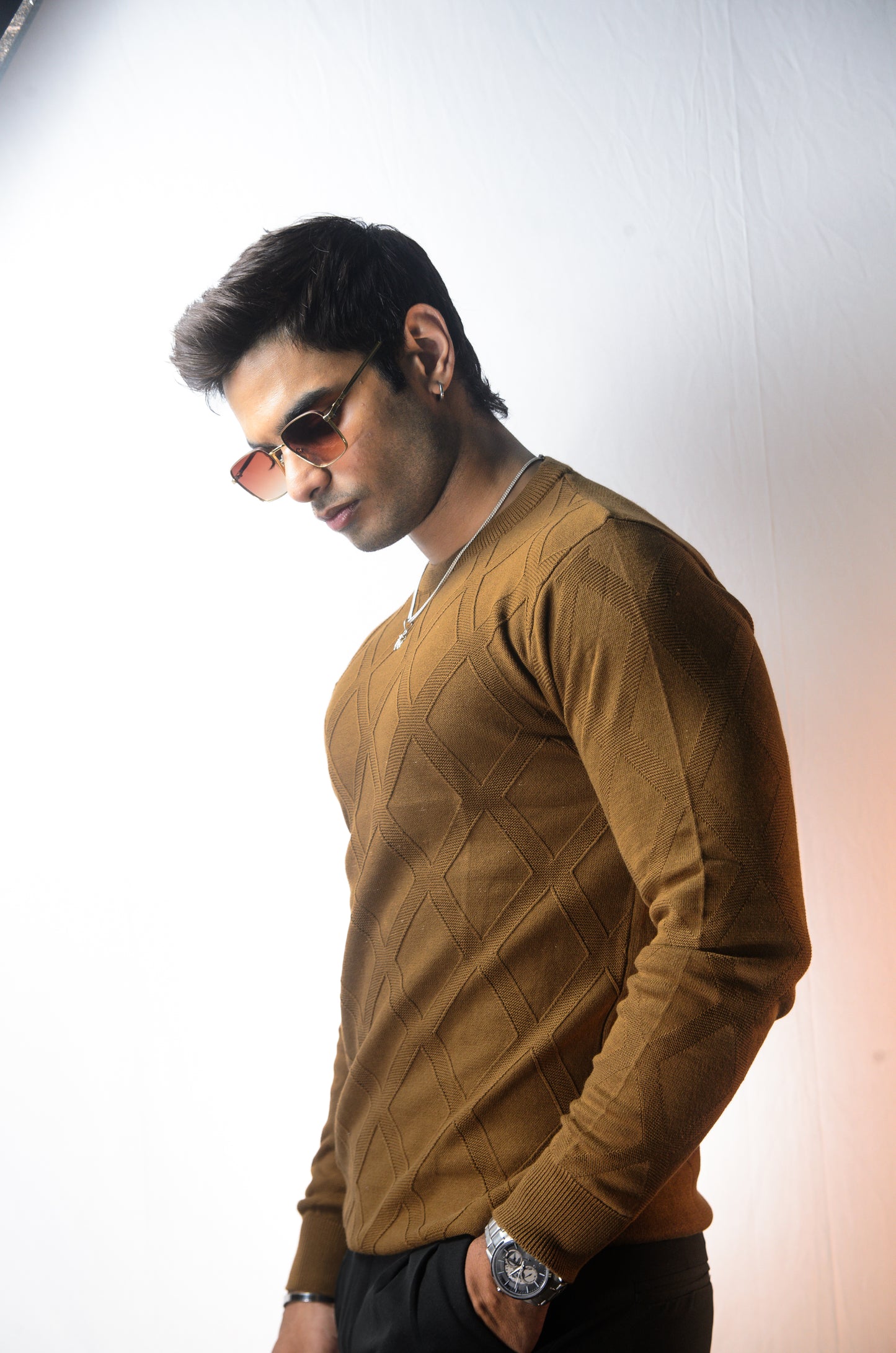 Solace Full Sleeve T-shirt Brown