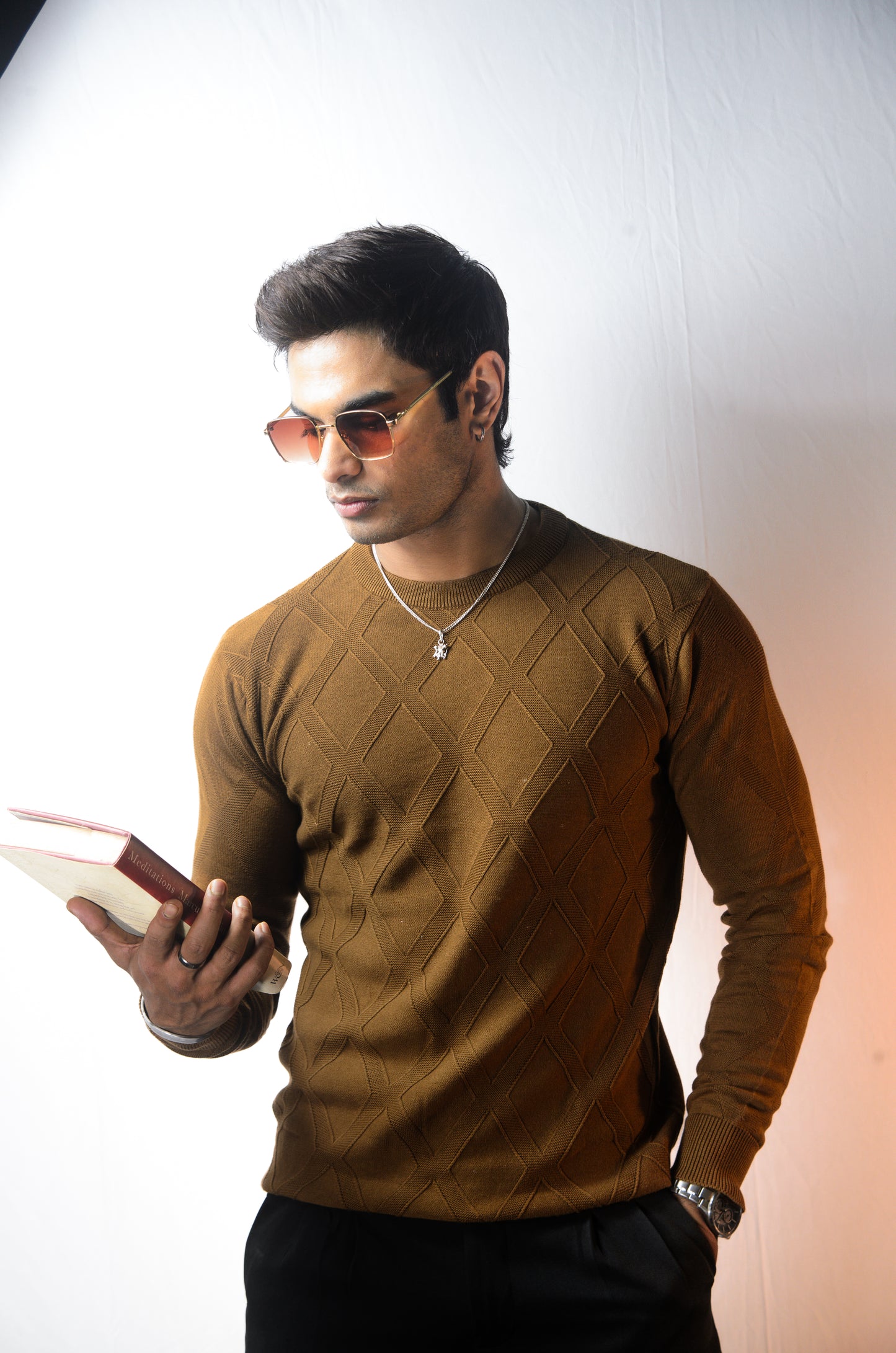 Solace Full Sleeve T-shirt Brown