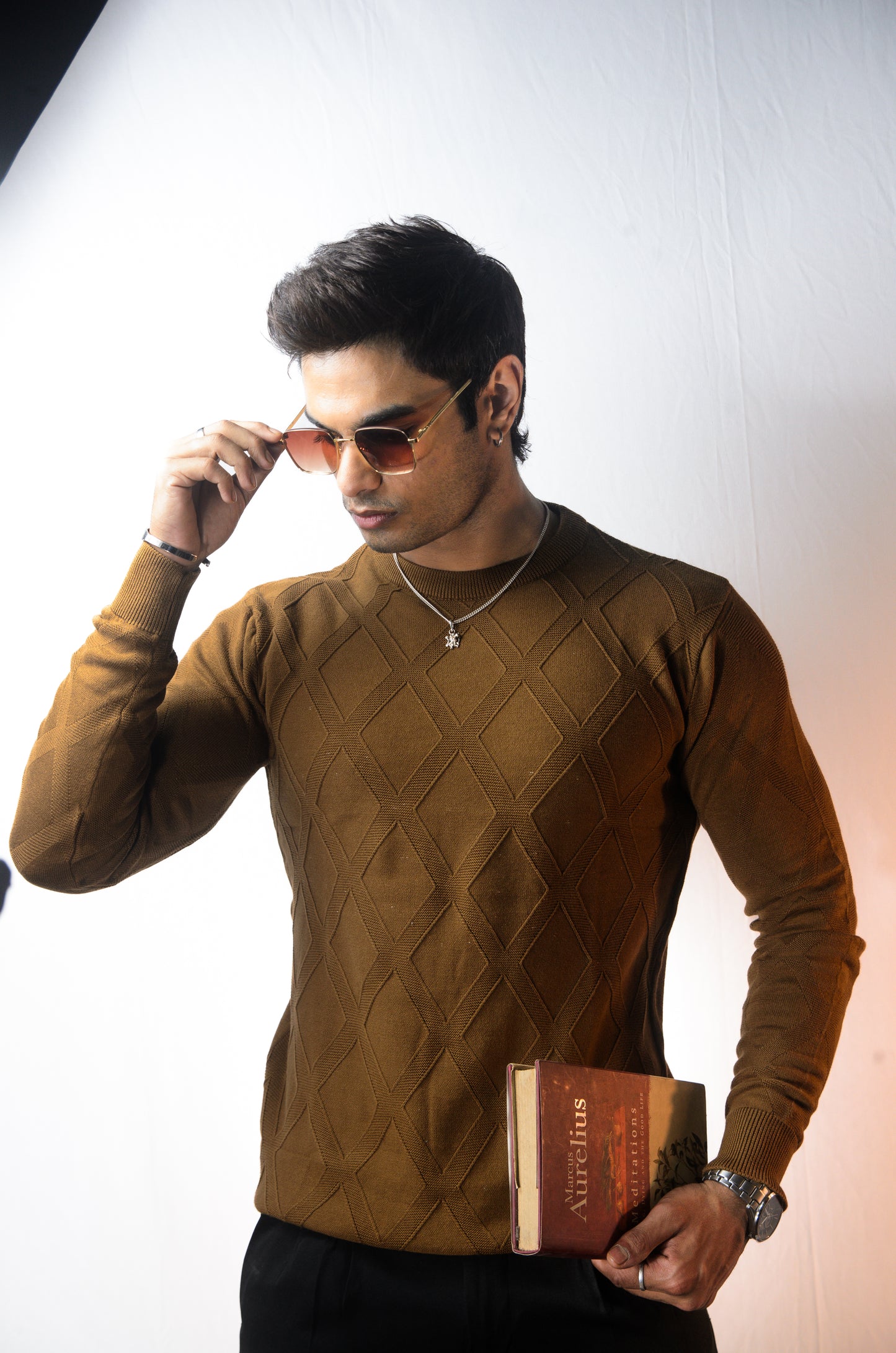 Solace Full Sleeve T-shirt Brown