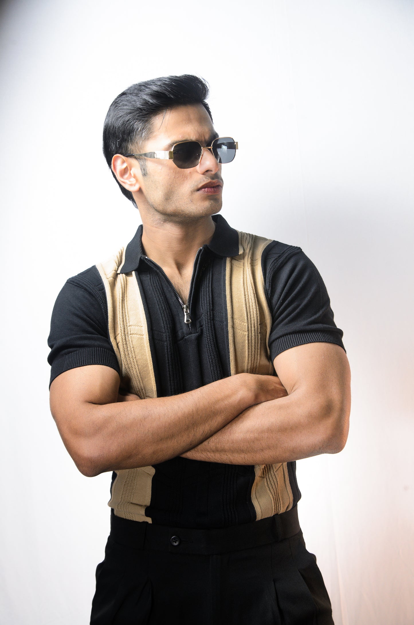 Bellagio Polo T-Shirt-BLACK