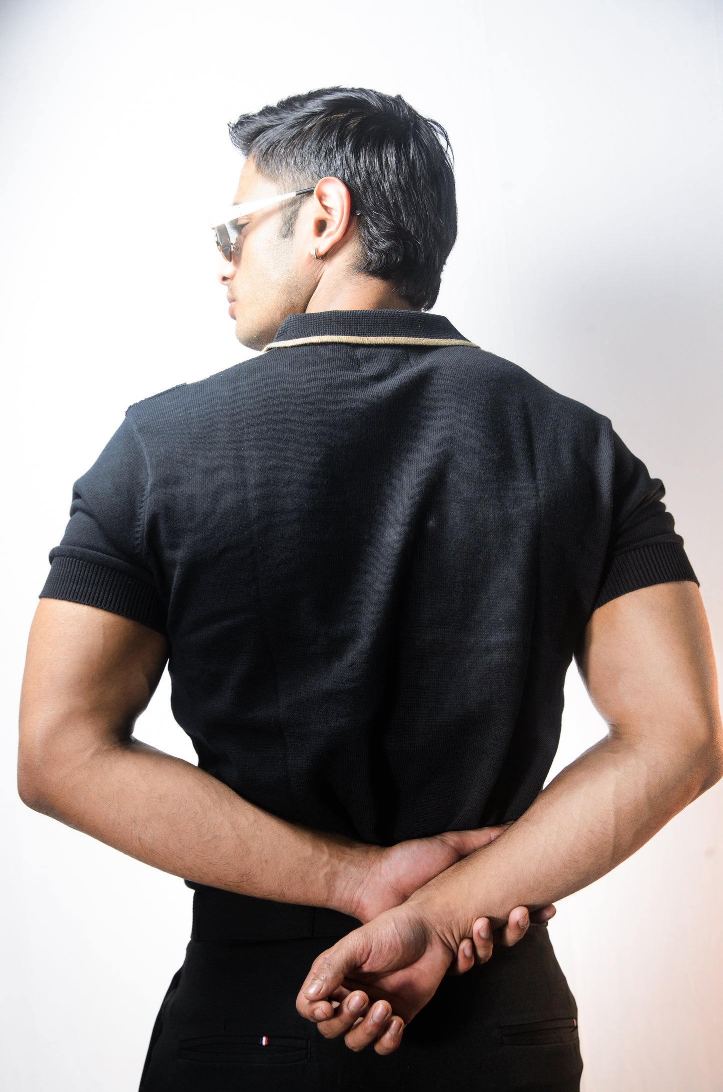 Bellagio Polo T-Shirt-BLACK