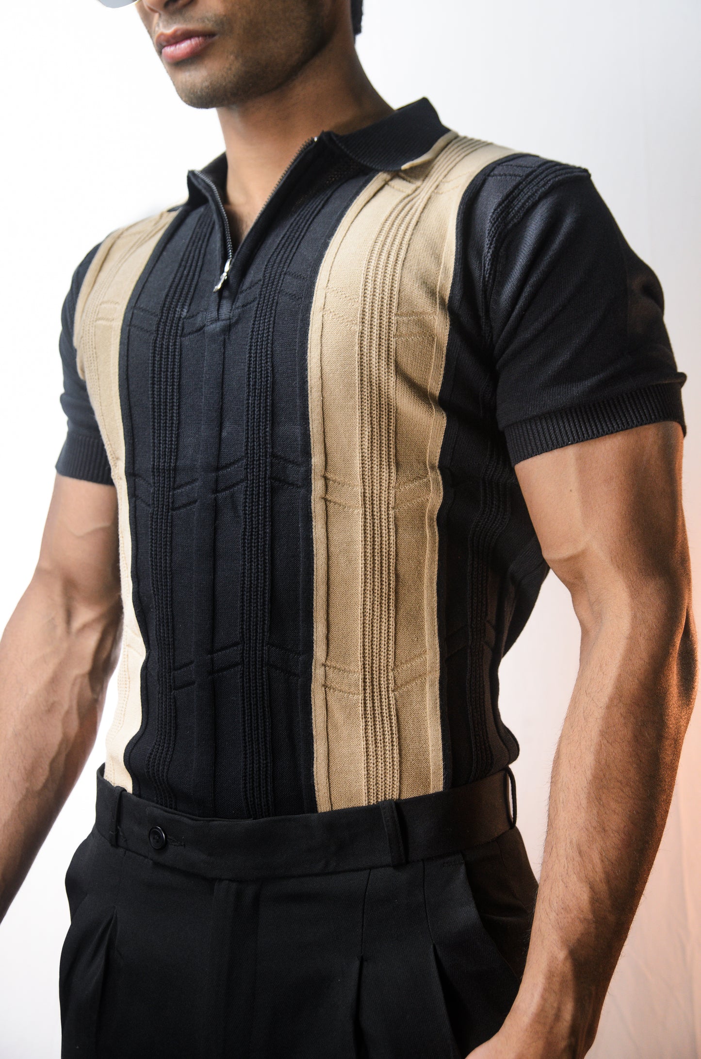 Bellagio Polo T-Shirt-BLACK