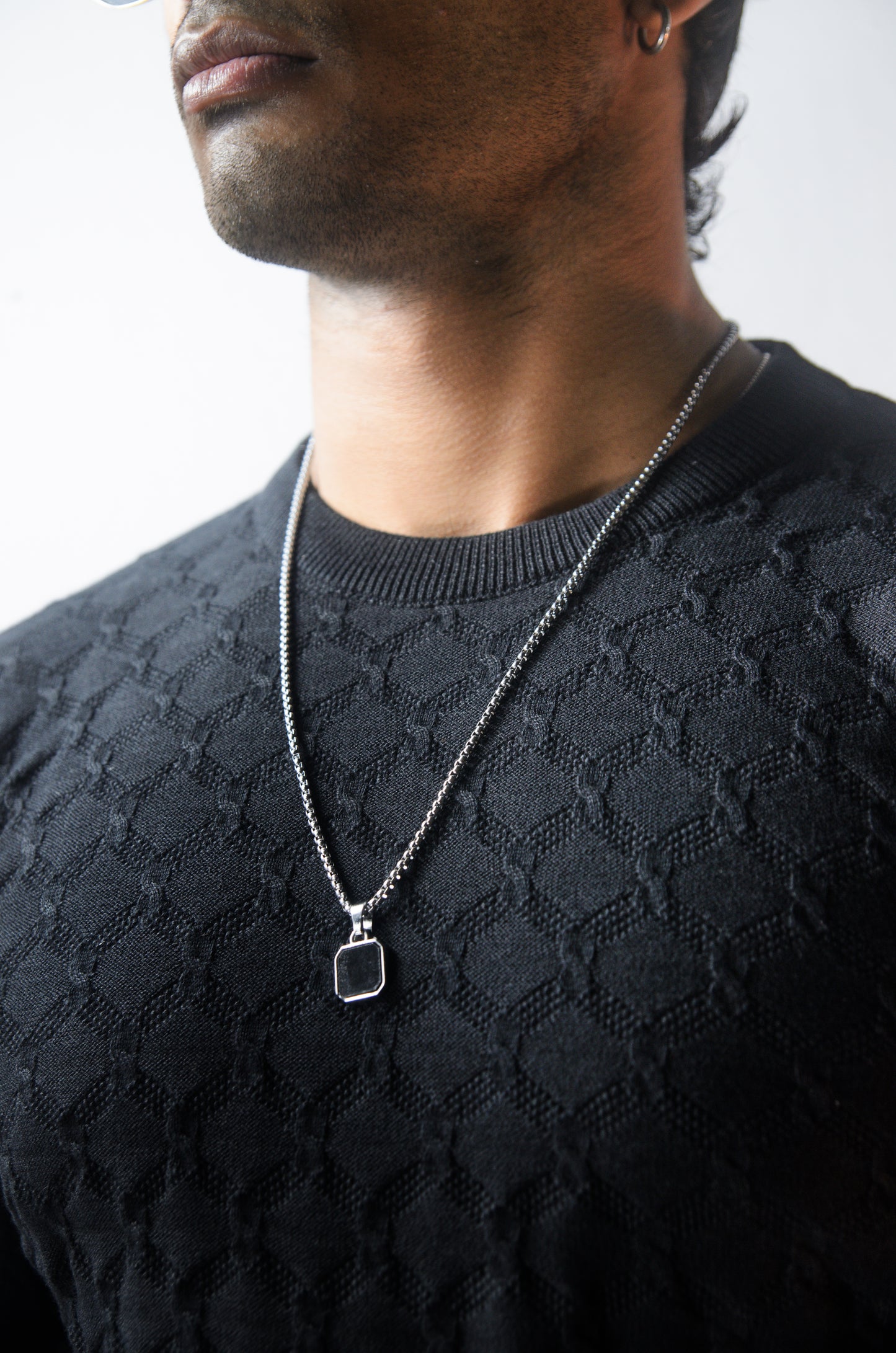 Oslo Luxe Full Sleeve T-shirt-Black