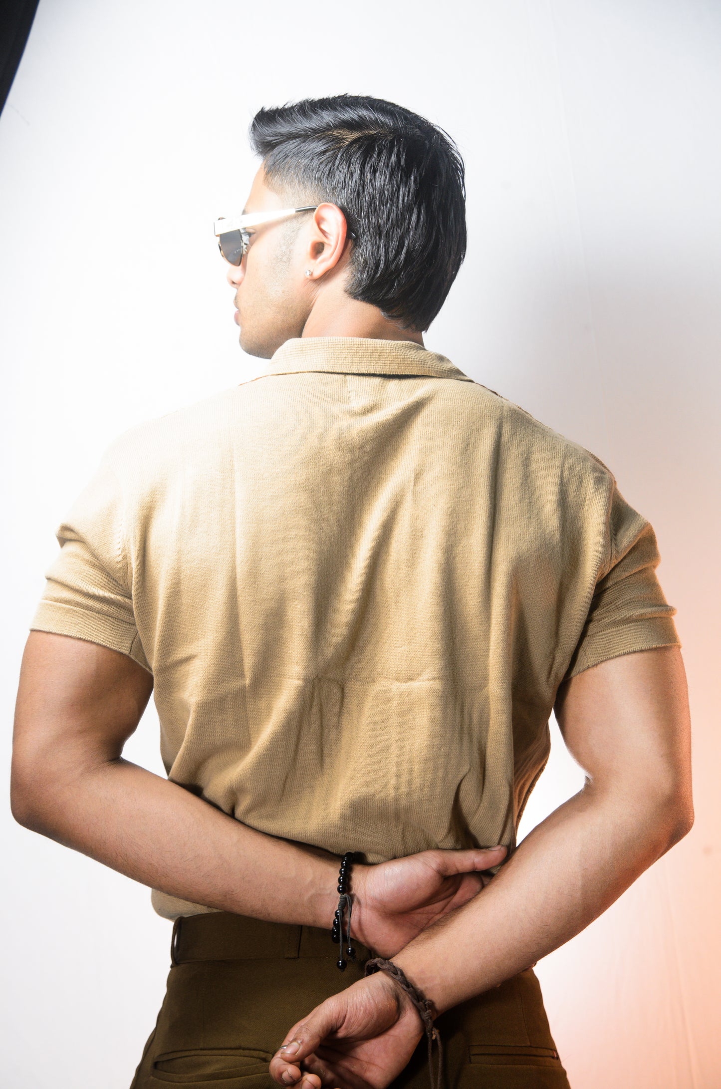 Valance Knitted Shirt - BROWN