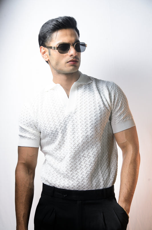 Vienna Classic Polo- WHITE