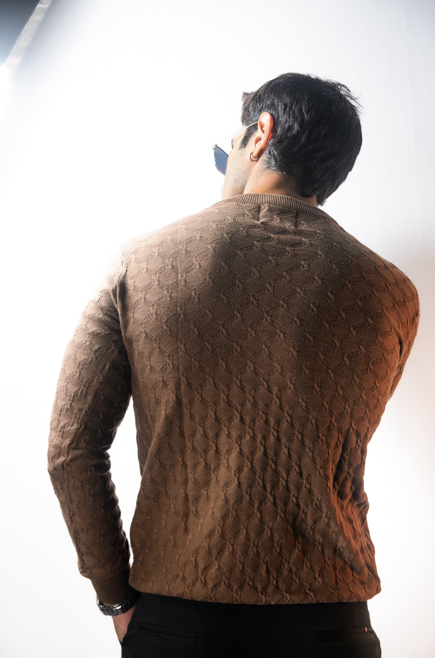 Oslo Luxe Full Sleeve T-shirt-Almond