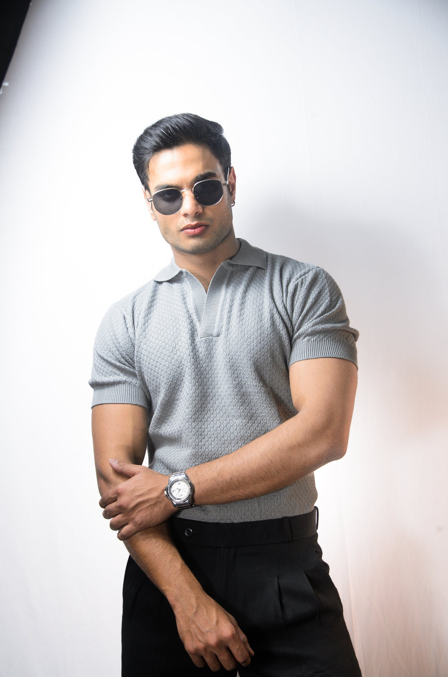 Summer Breeze Polo-GREY