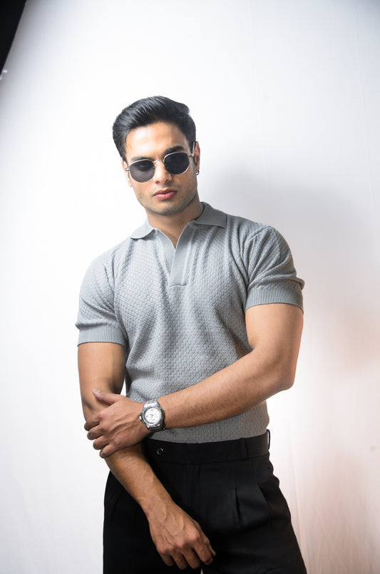 Summer Breeze Polo-GREY