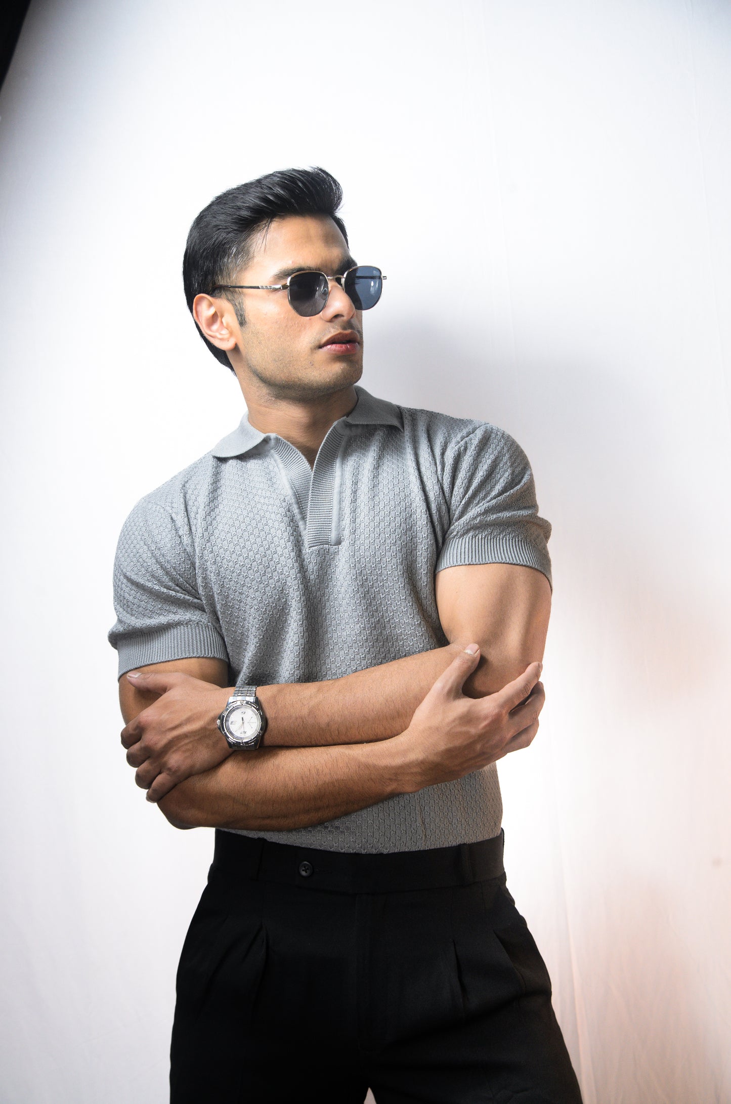Summer Breeze Polo-GREY