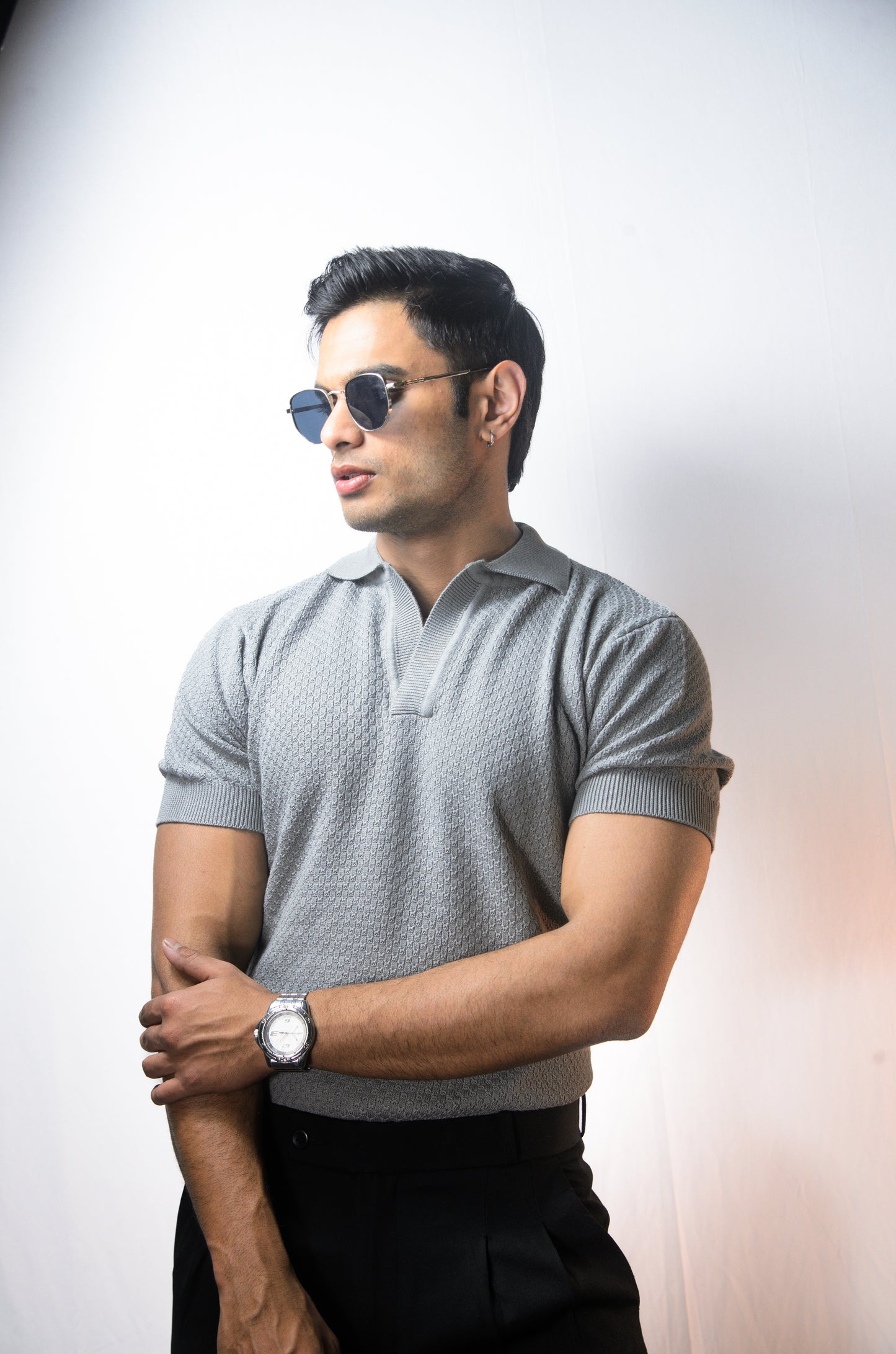 Summer Breeze Polo-GREY