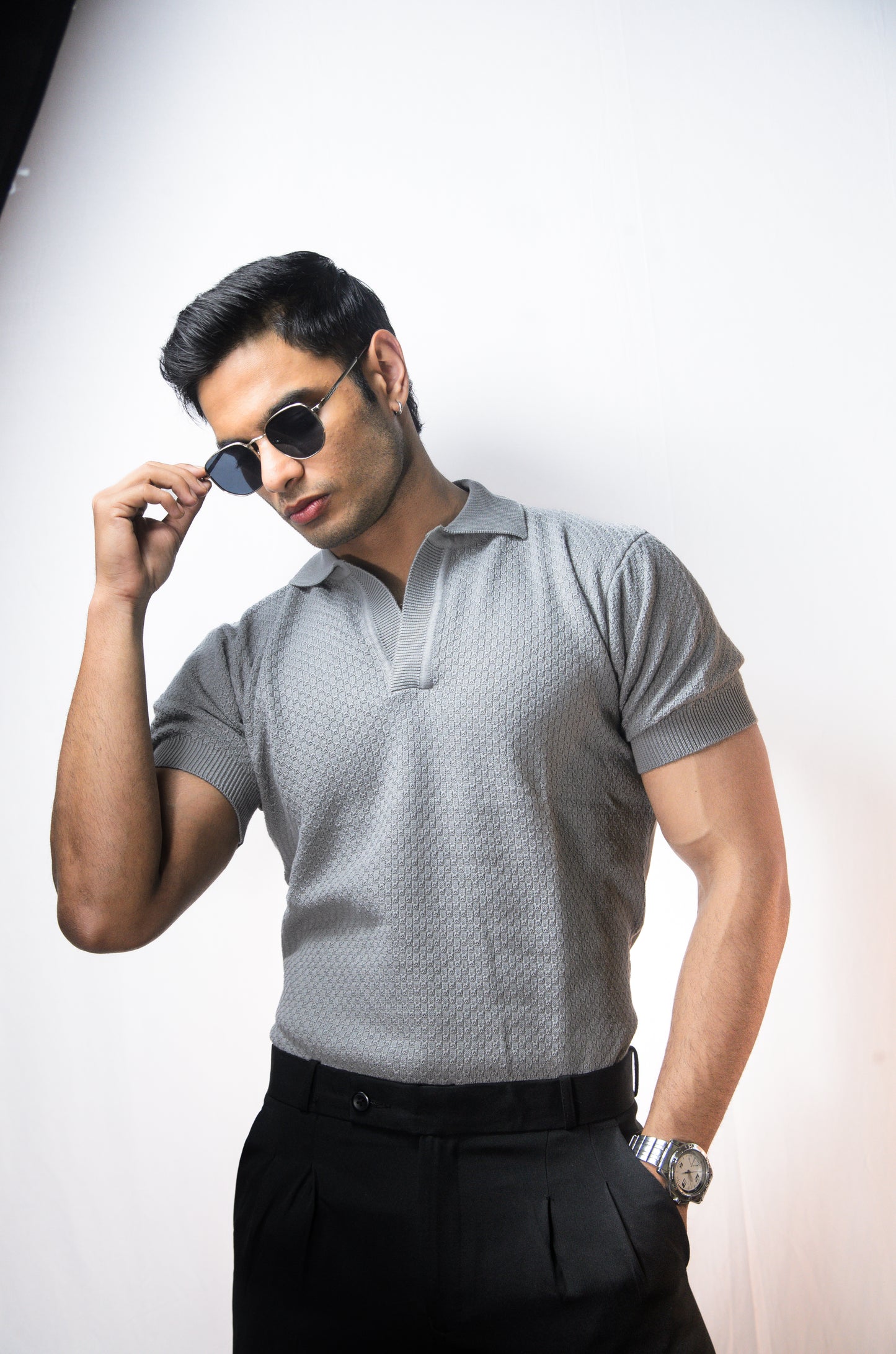 Summer Breeze Polo-GREY