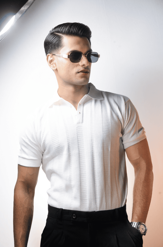 Alveron  Polo - WHITE
