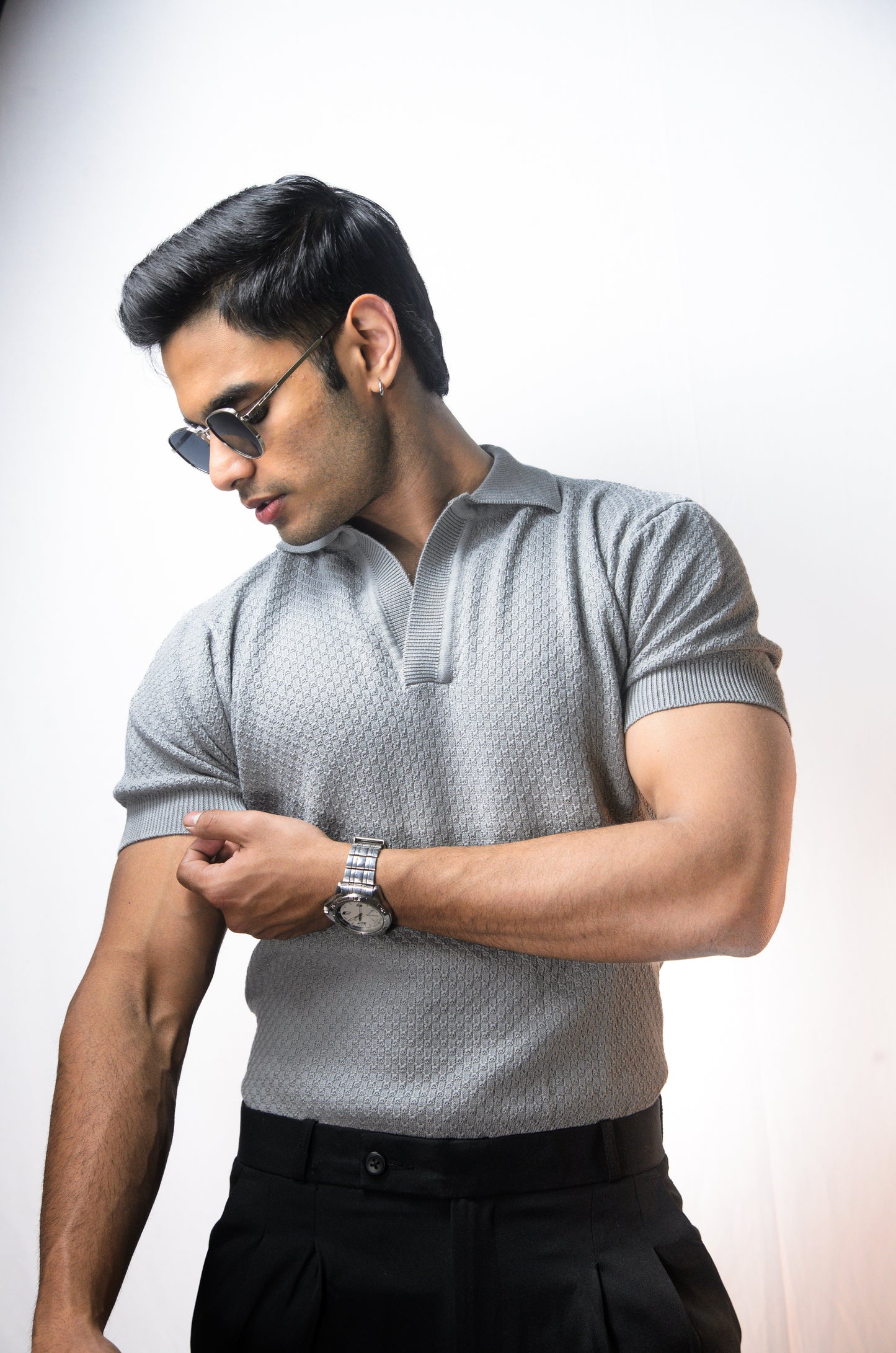 Summer Breeze Polo-GREY