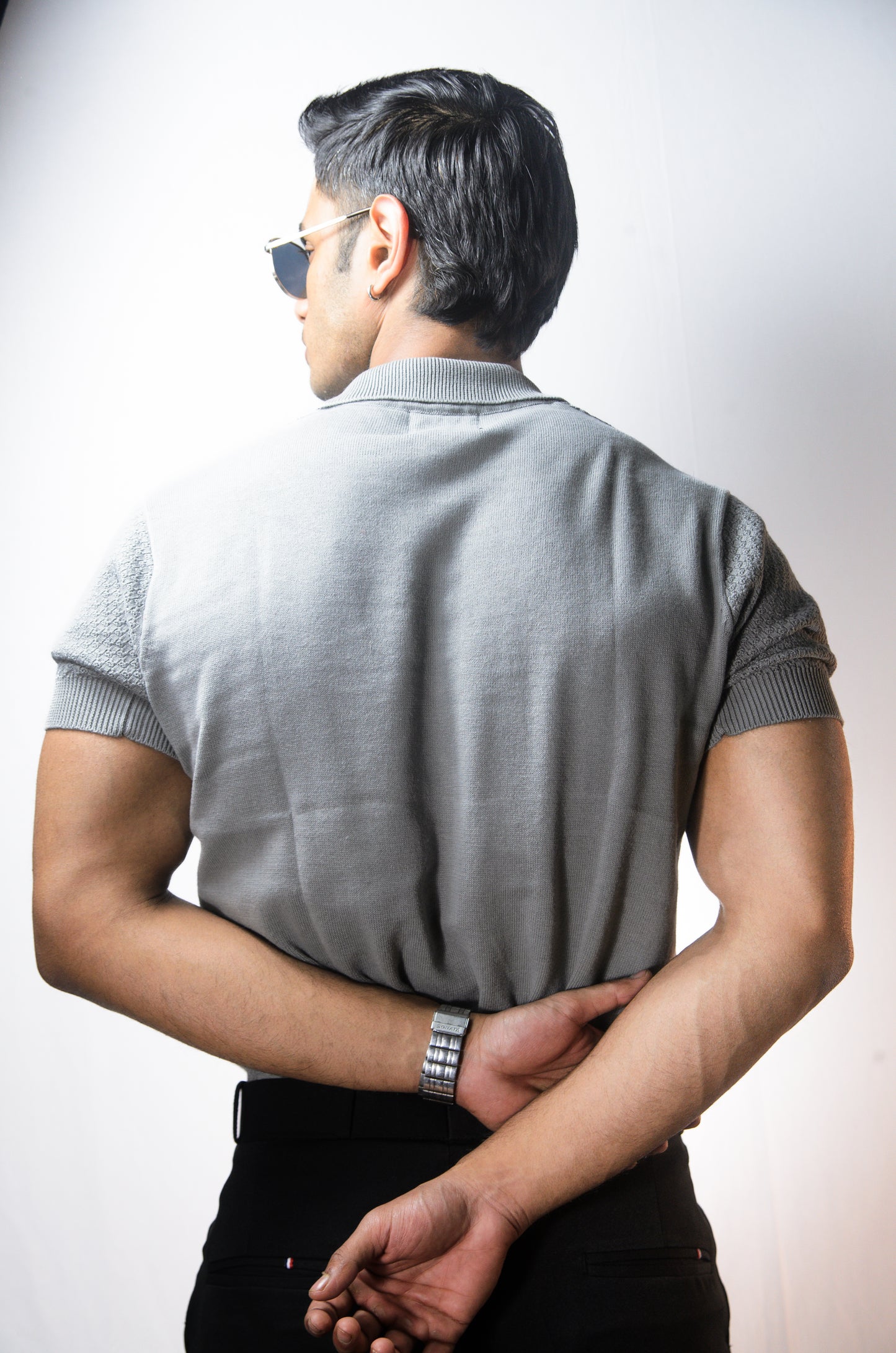 Summer Breeze Polo-GREY