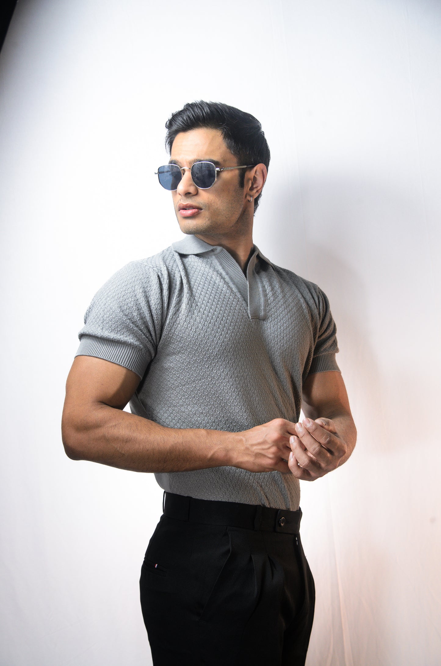 Summer Breeze Polo-GREY