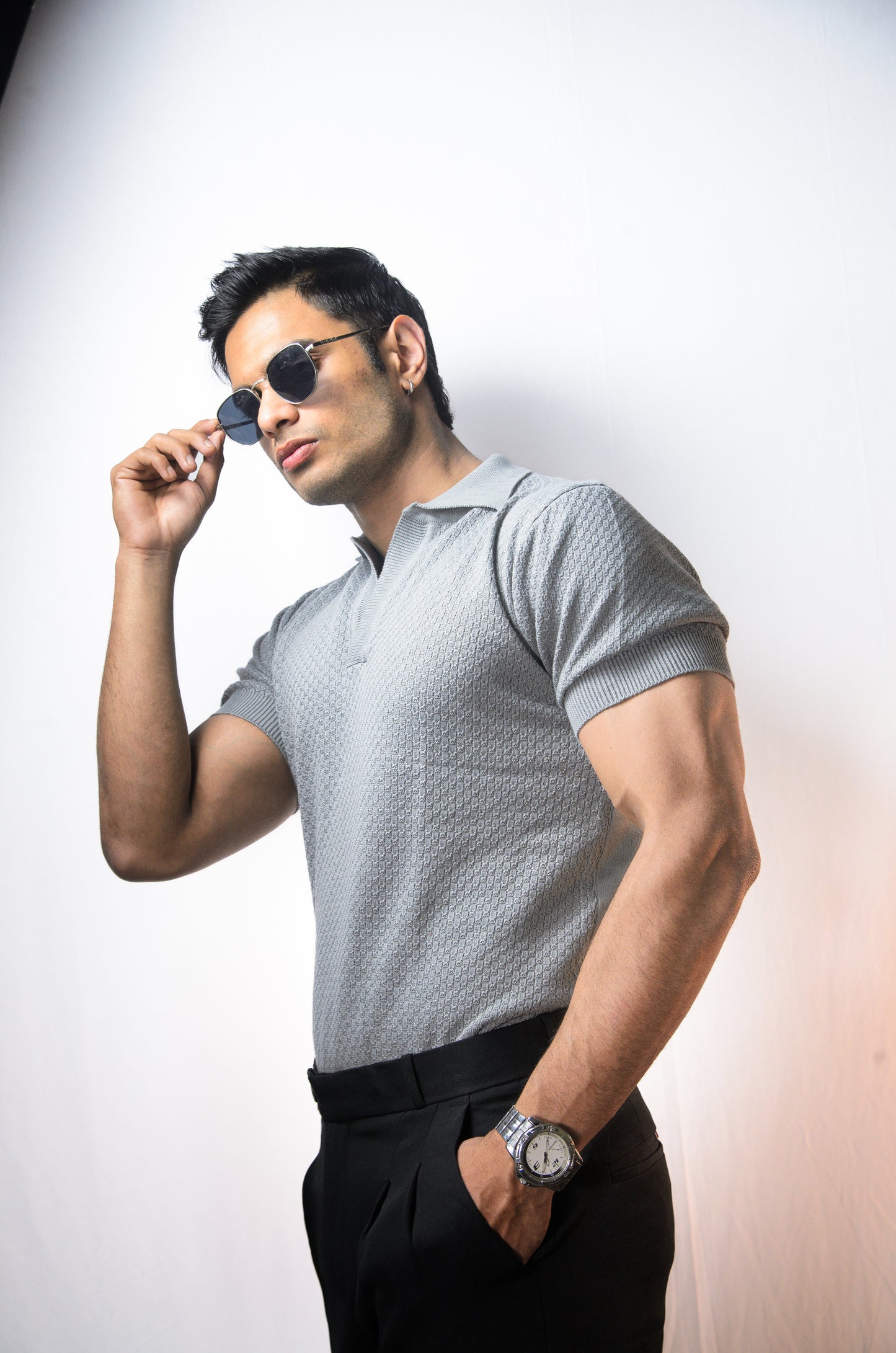Summer Breeze Polo-GREY