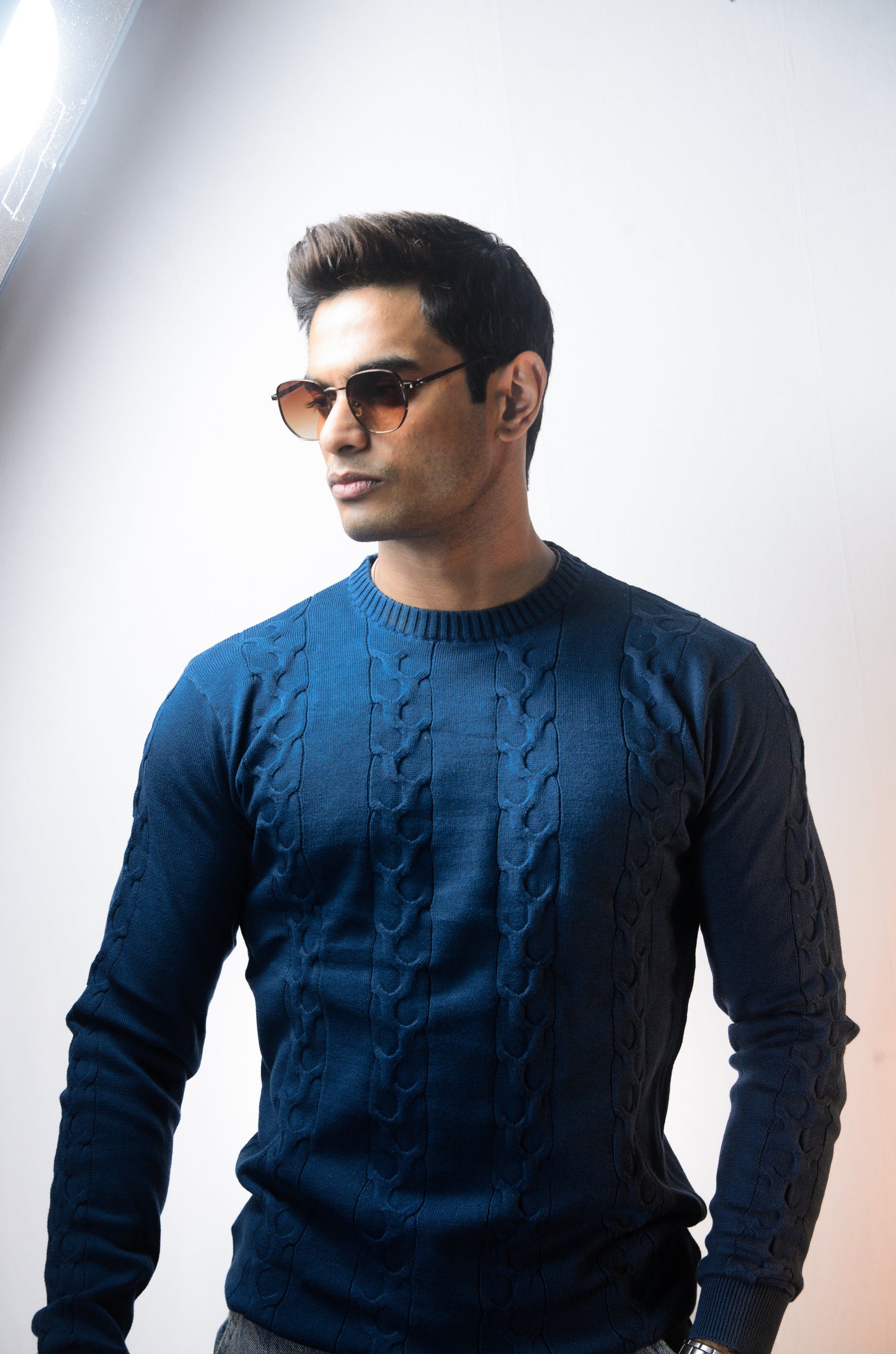 The Ashford Full Sleeve Knitted Tshirt - TURKISH