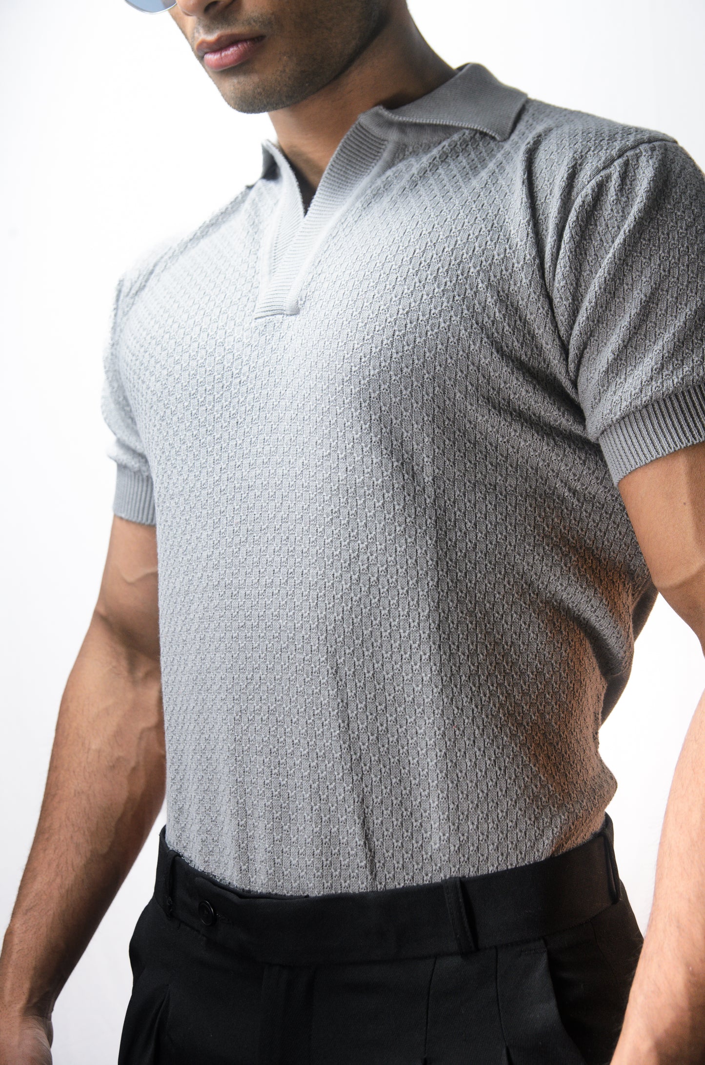 Summer Breeze Polo-GREY