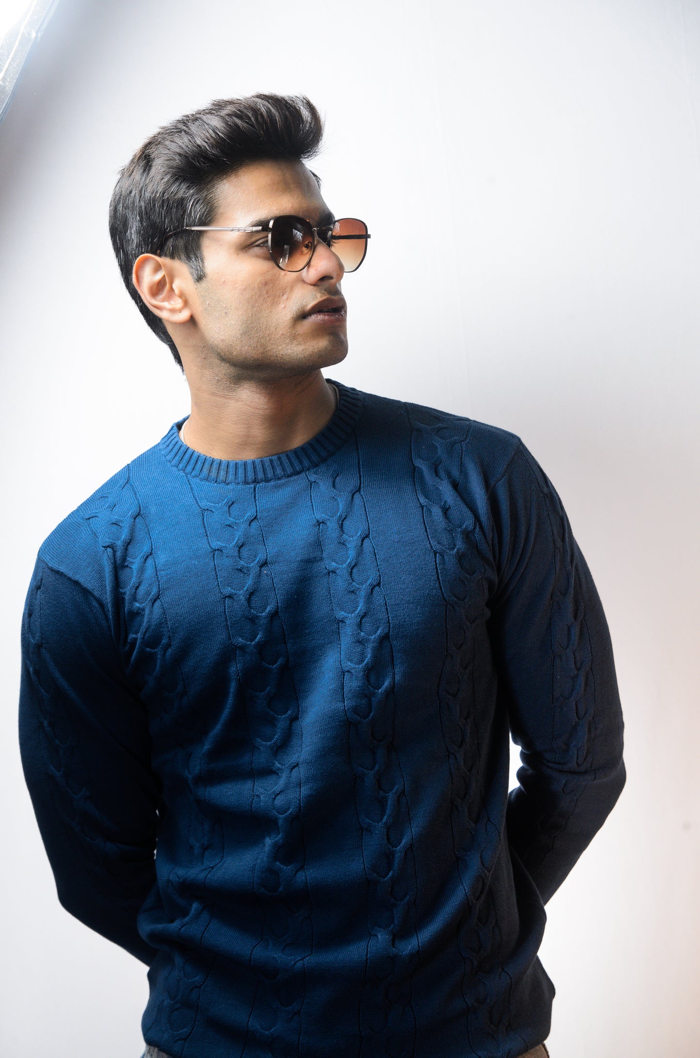 The Ashford Full Sleeve Knitted Tshirt - TURKISH